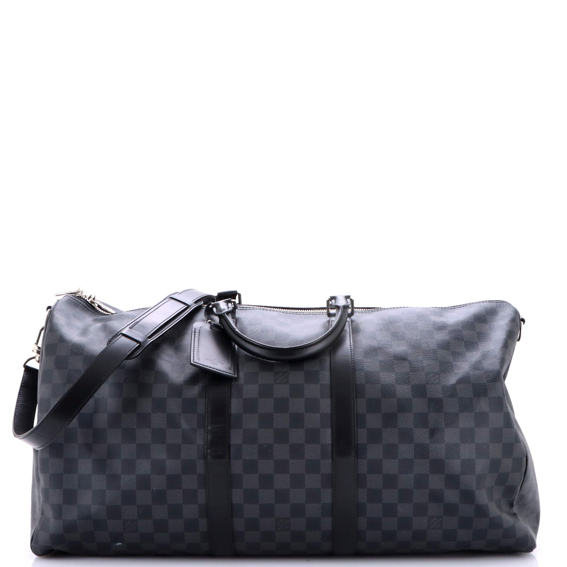Keepall Bandouliere Bag Damier Graphite 55