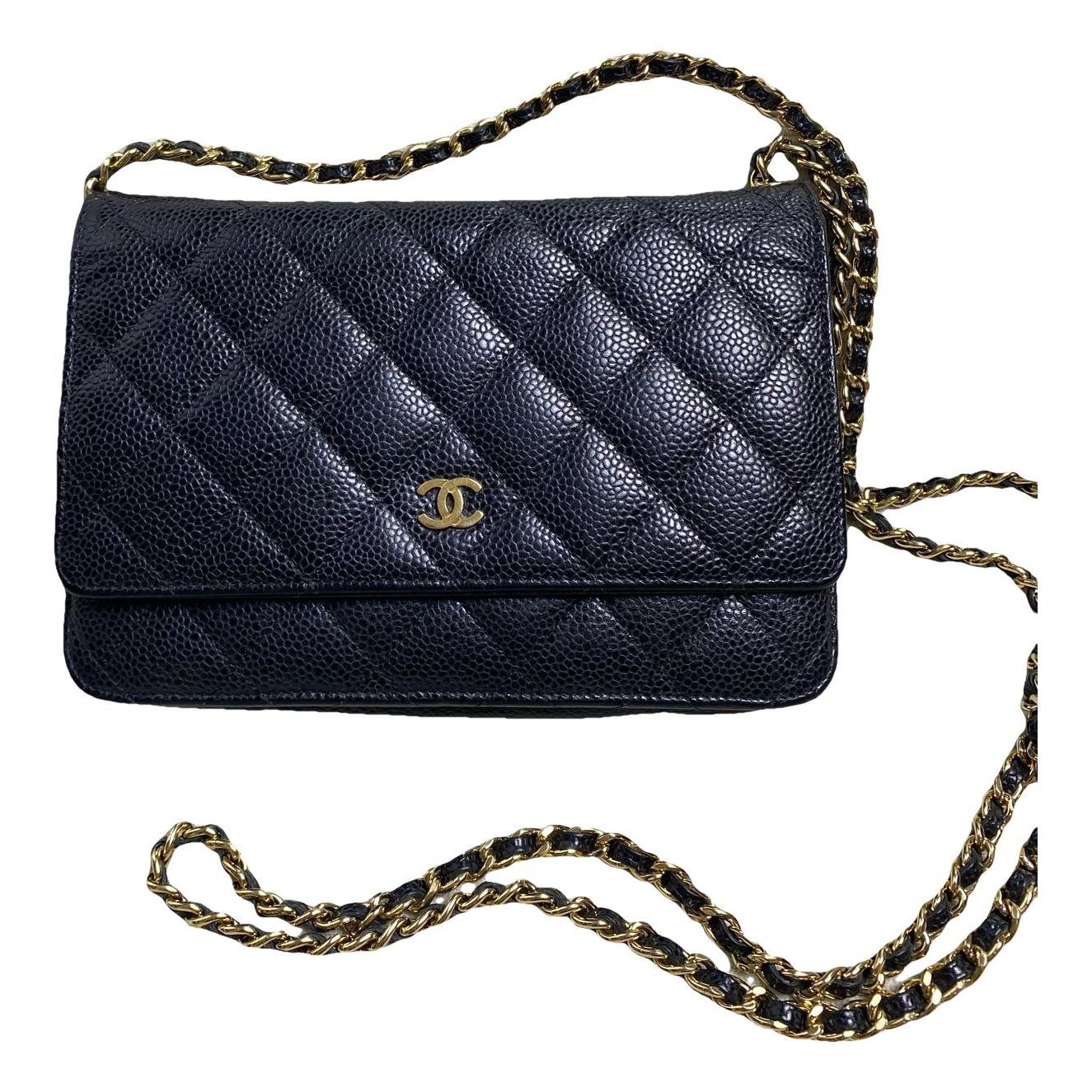 Wallet On Chain Timeless/Classique leather crossbody bag