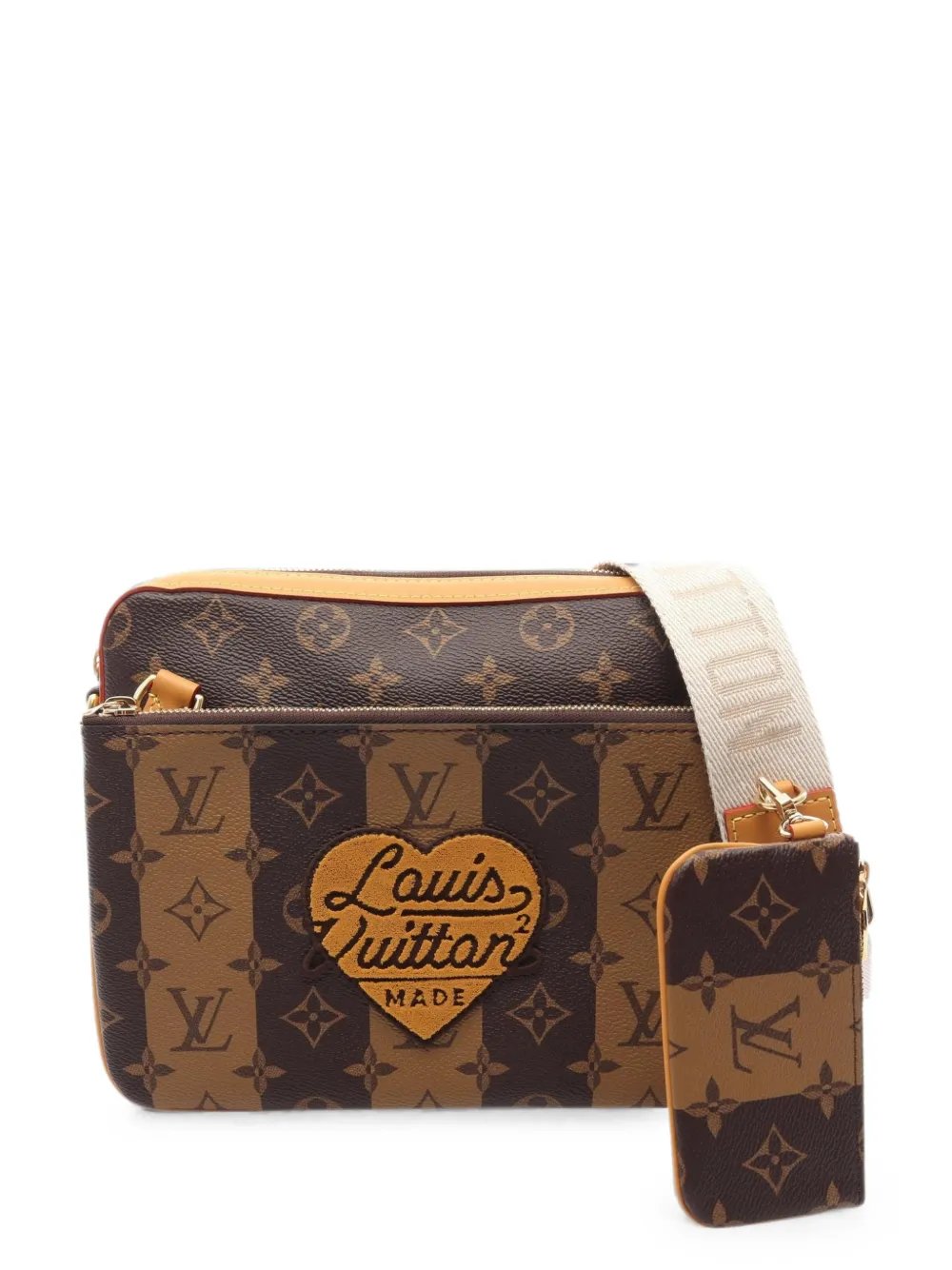x Nigo 2010s Trio monogram cross body bag