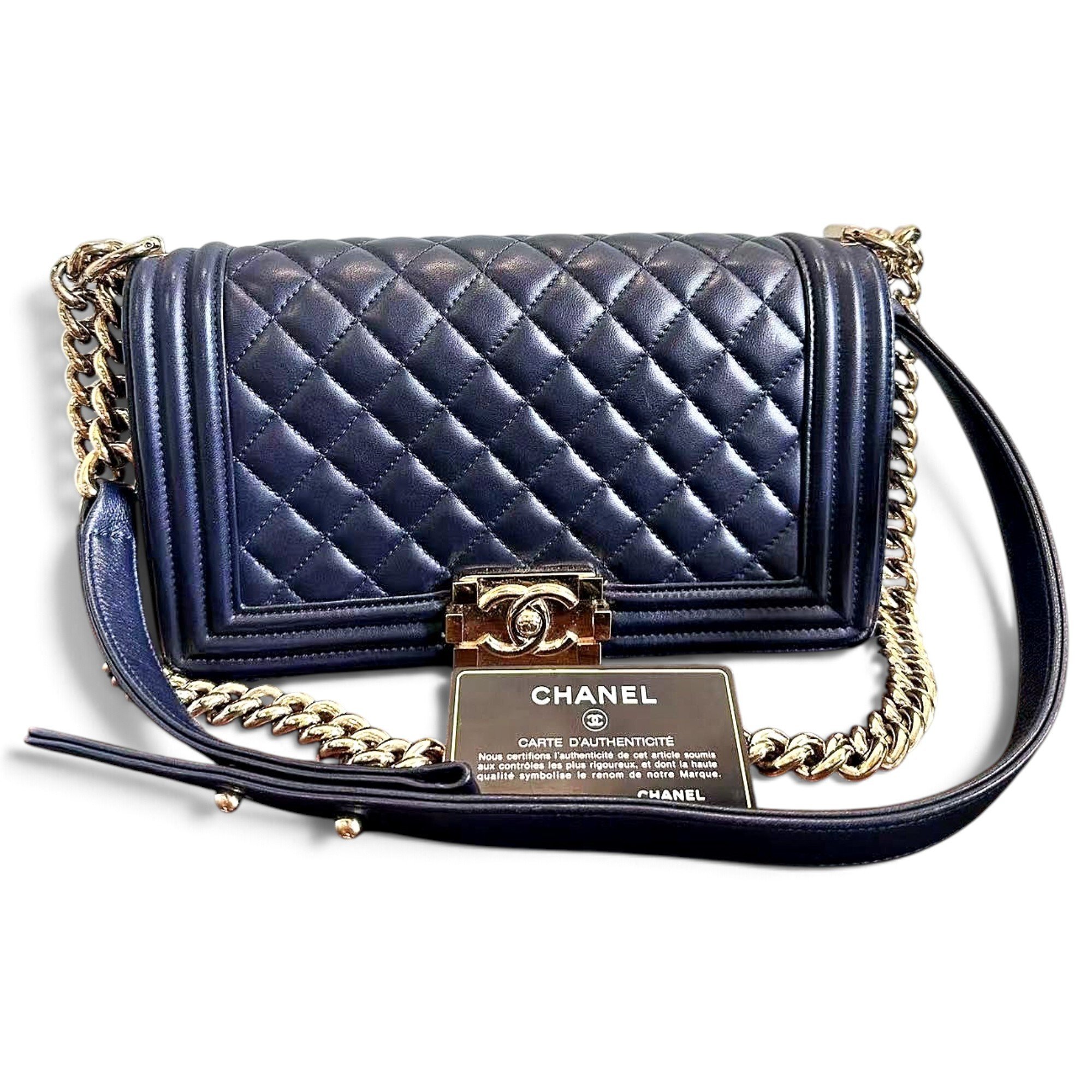 Boy leather handbag