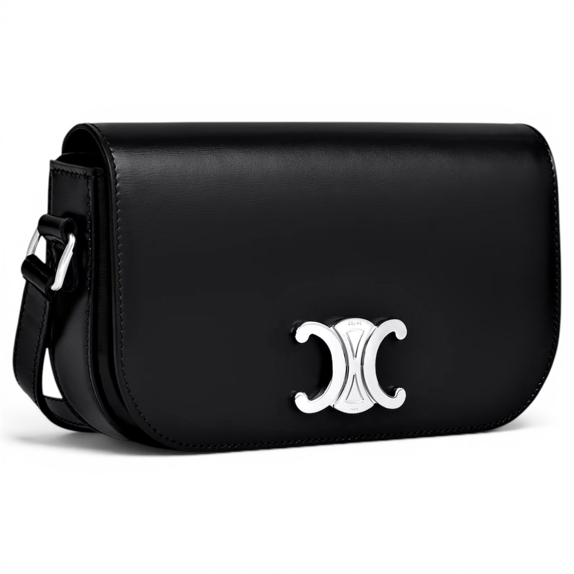 Triomphe leather handbag