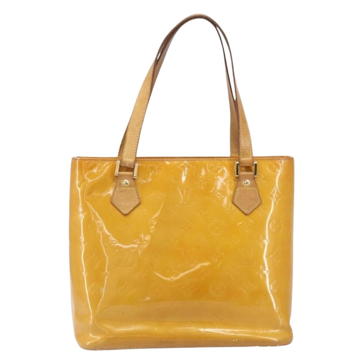 Houston patent leather handbag