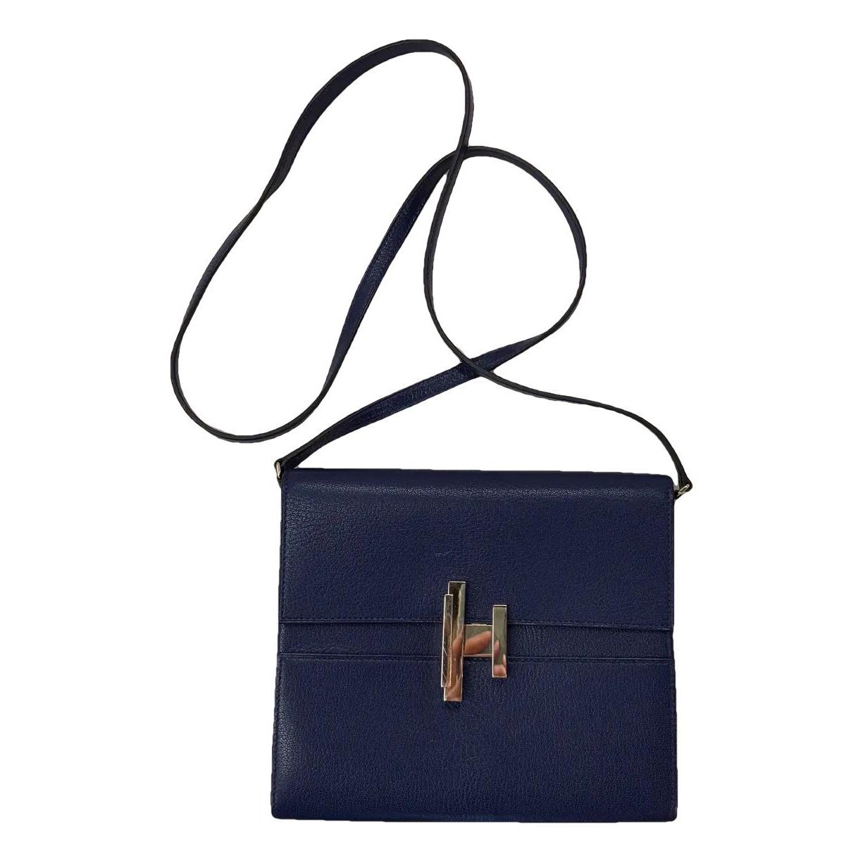 Cinhetic leather crossbody bag