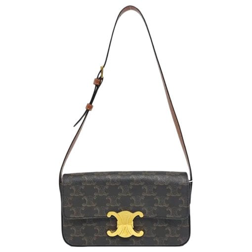 Triomphe leather handbag