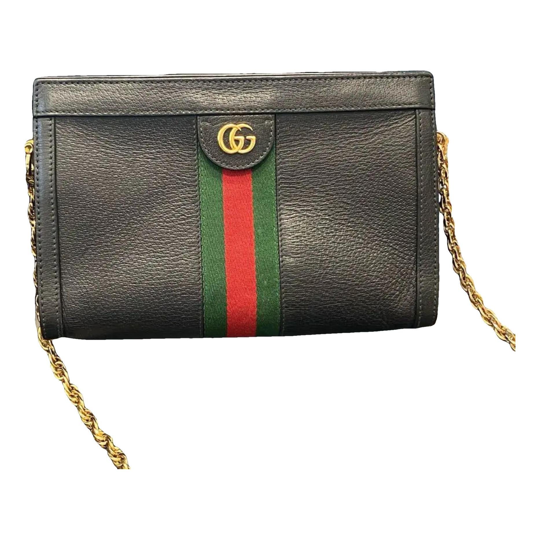 Ophidia Chain leather handbag