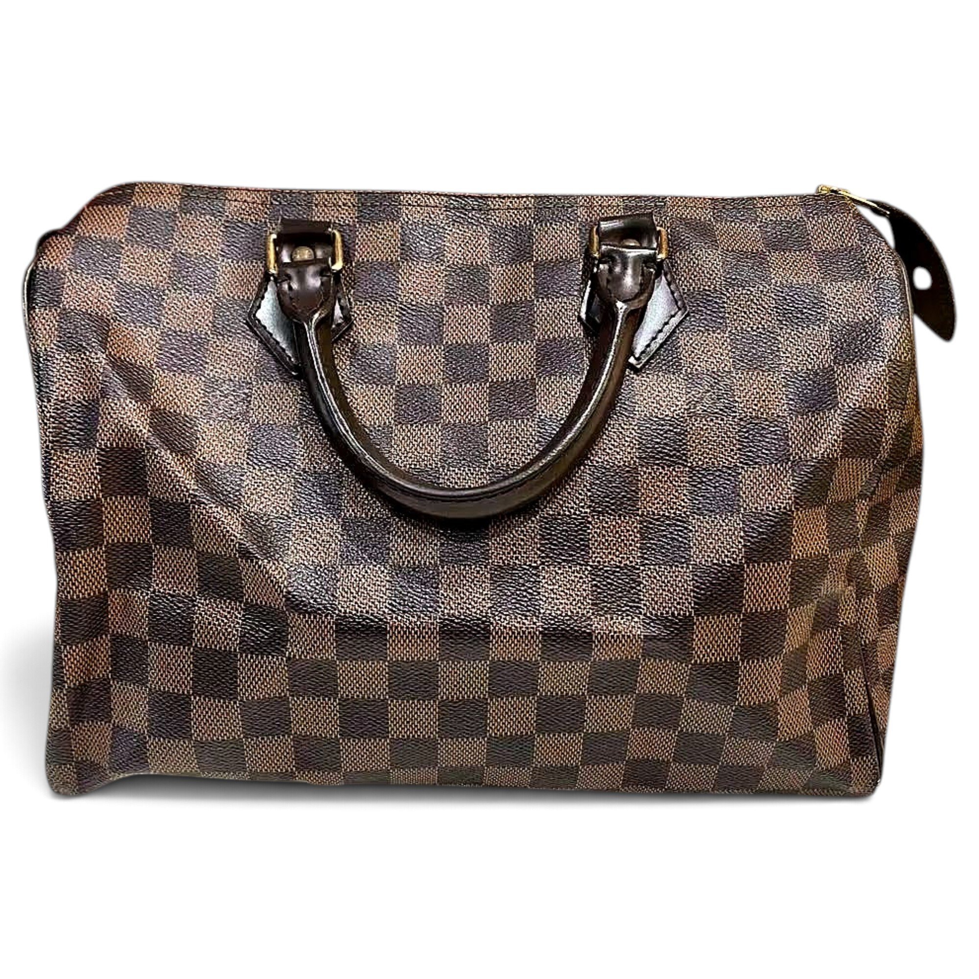 Speedy leather bowling bag