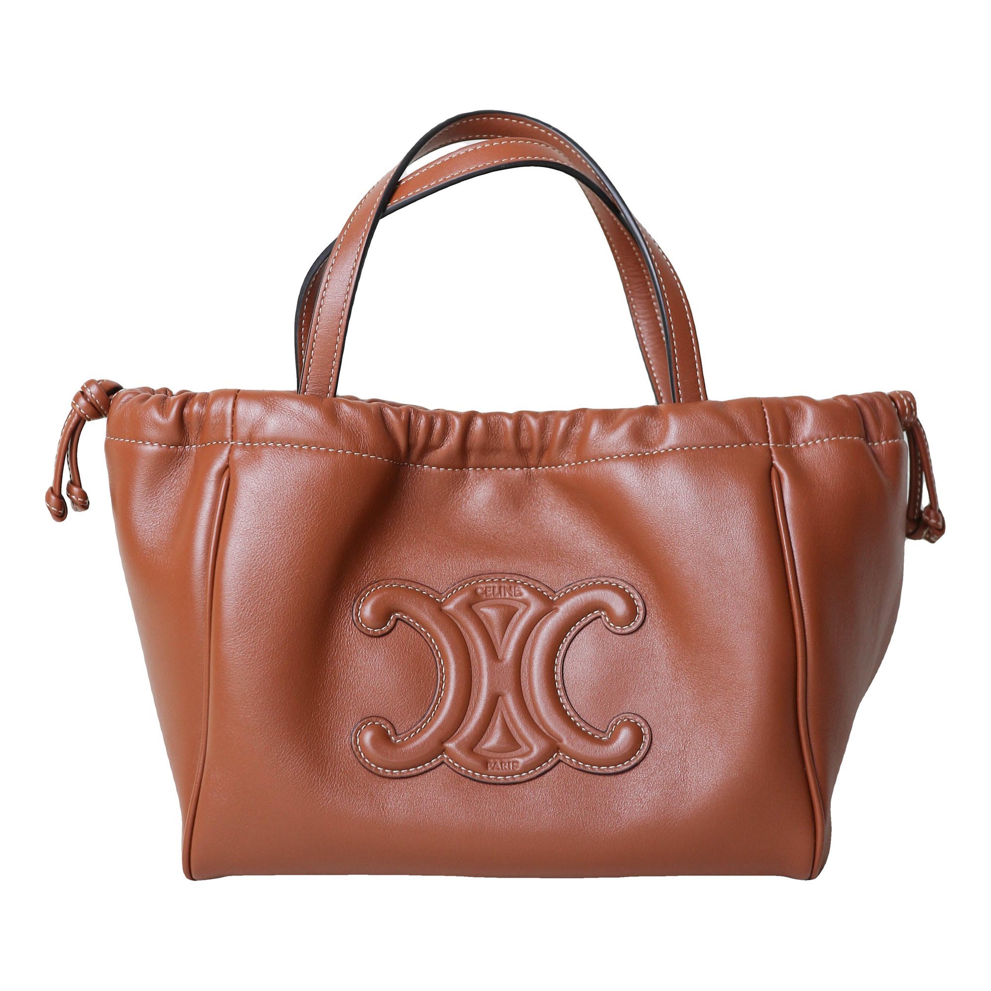 Leather tote