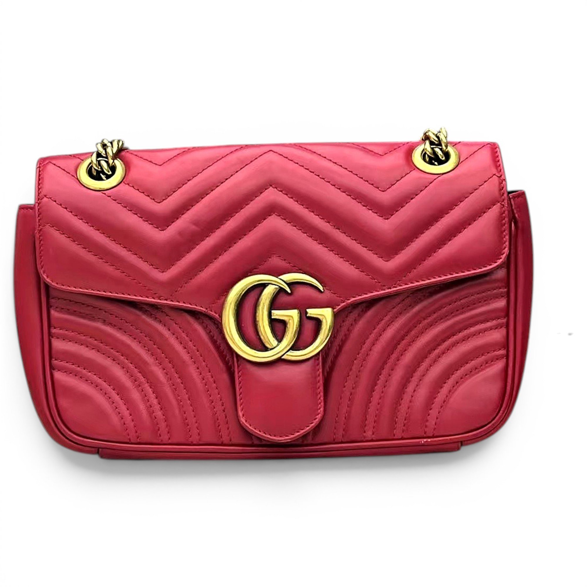GG Marmont Flap leather handbag