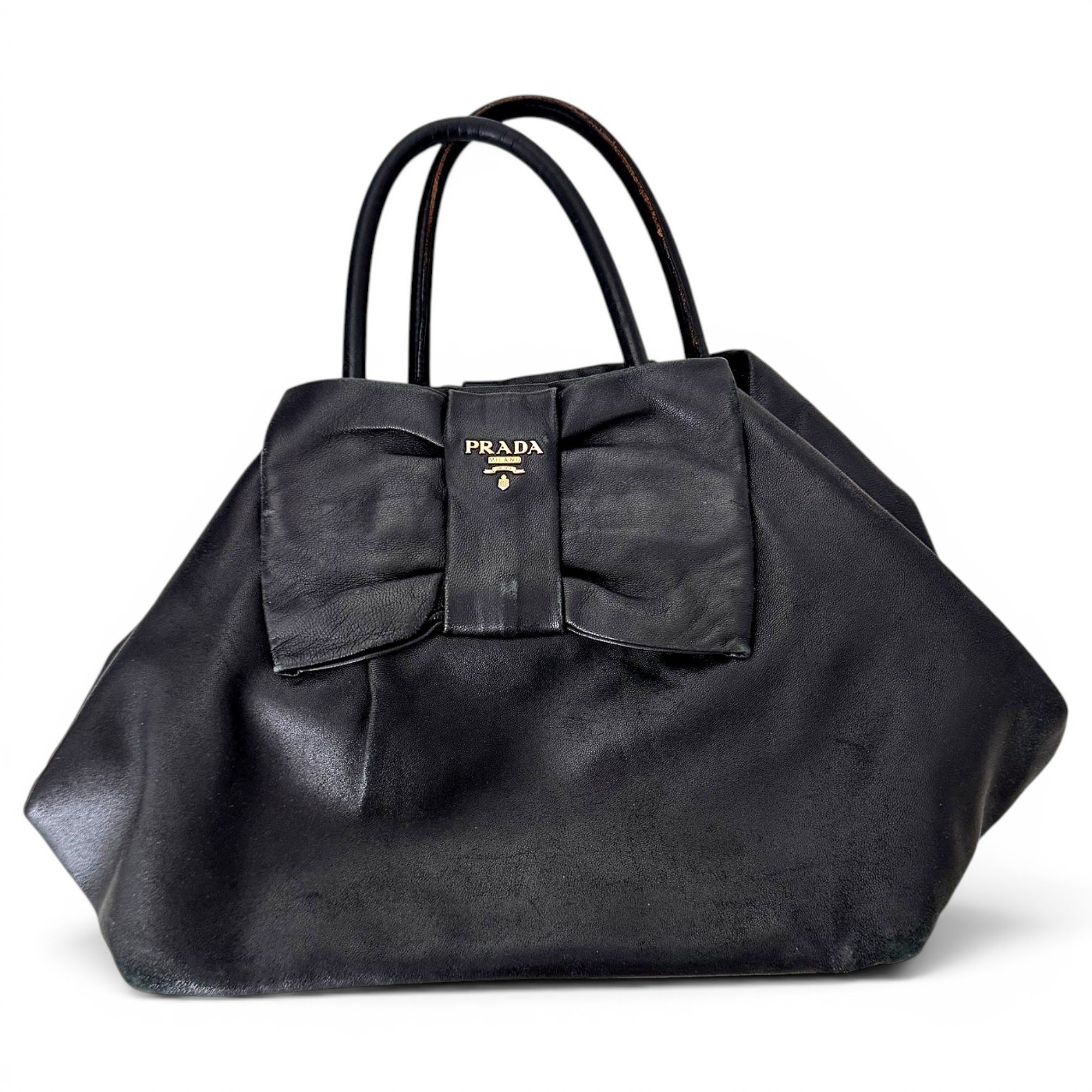 Leather tote