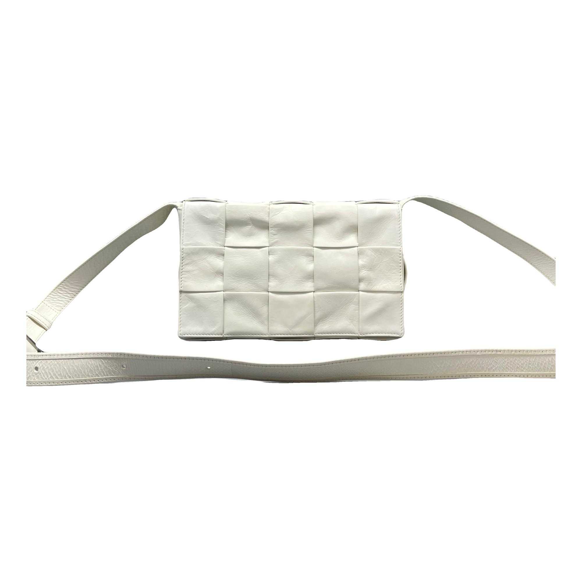 Cassette leather handbag