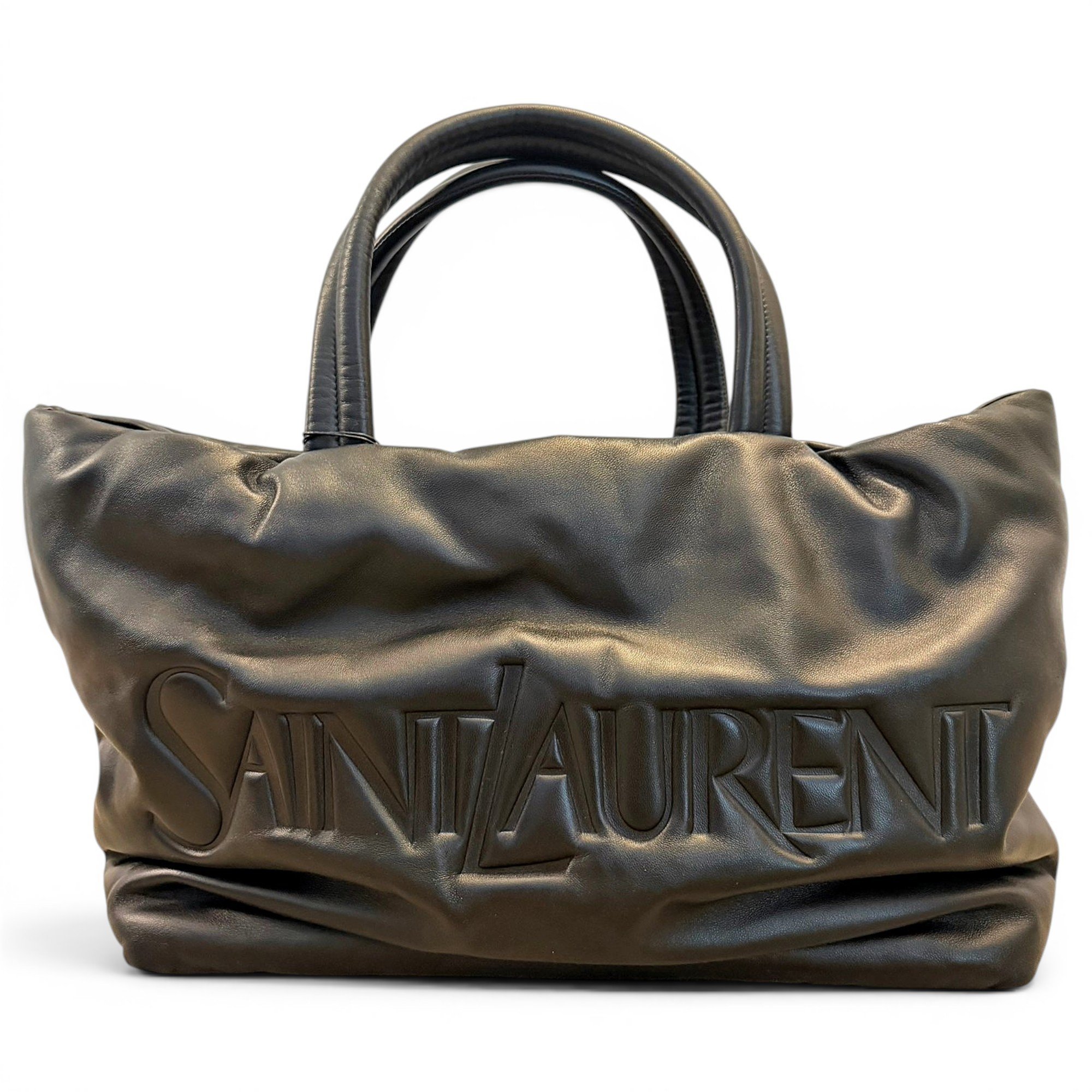 Leather tote