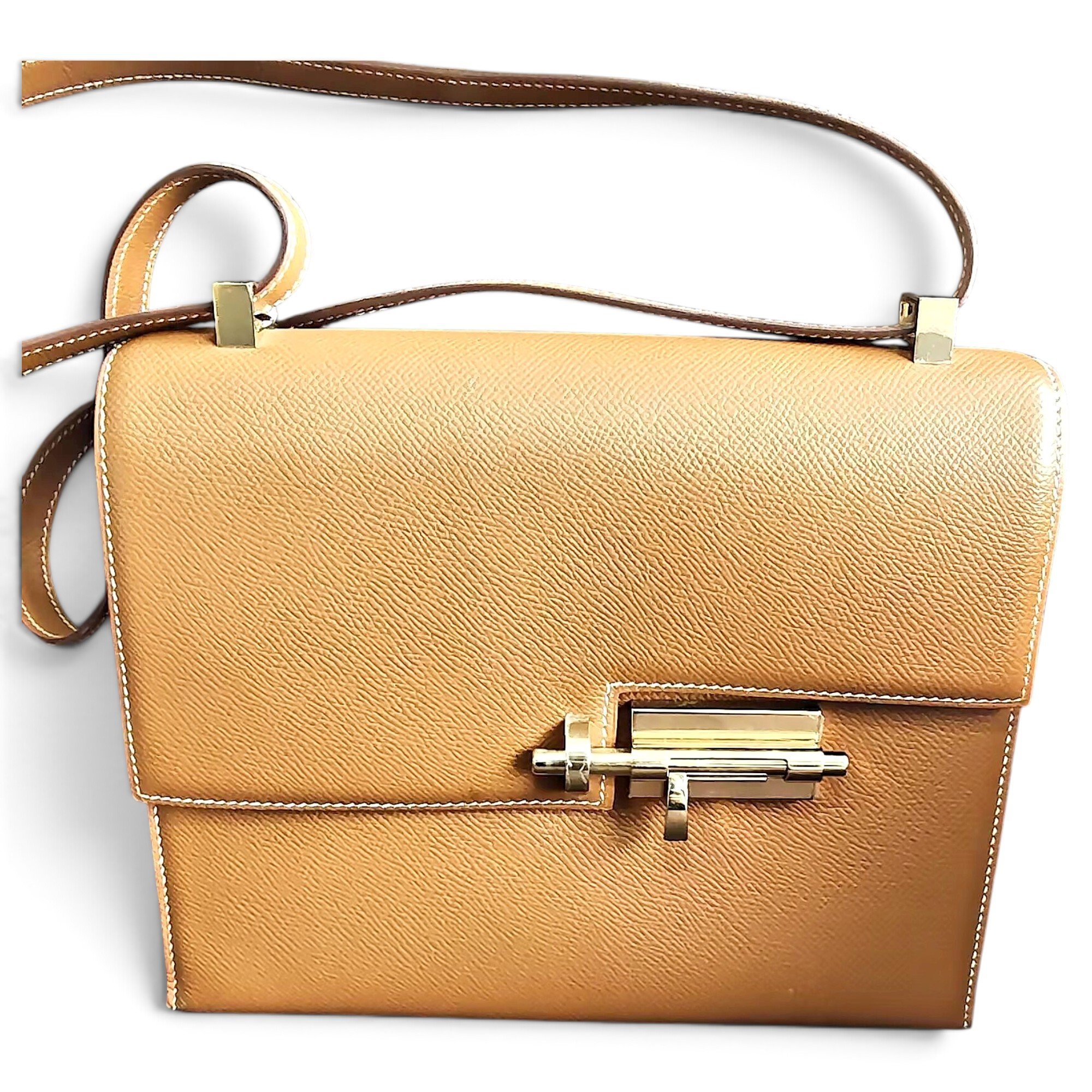 Verrou leather handbag