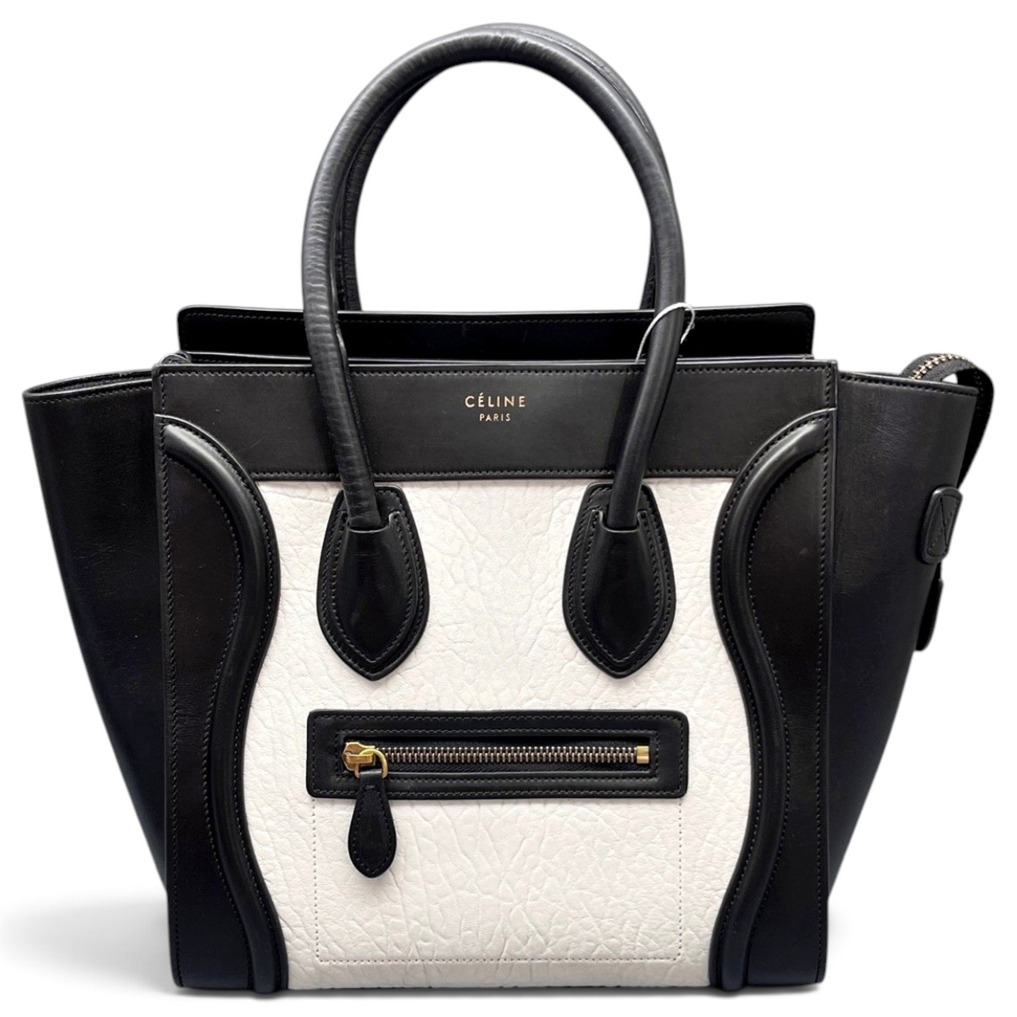 Luggage leather tote