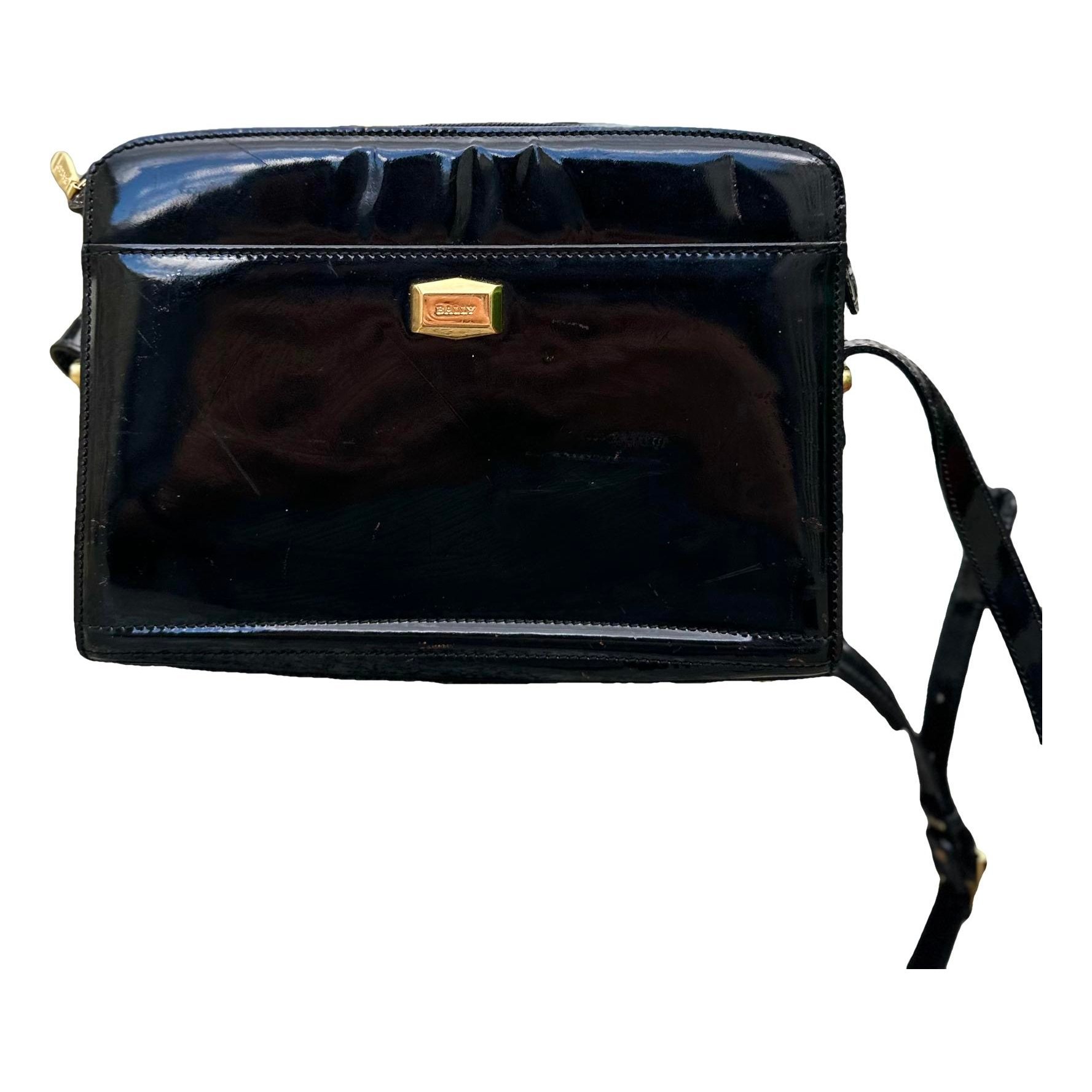 Patent leather crossbody bag