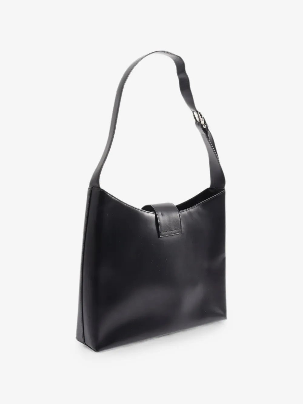 2010s Gancini-buckle leather shoulder bag