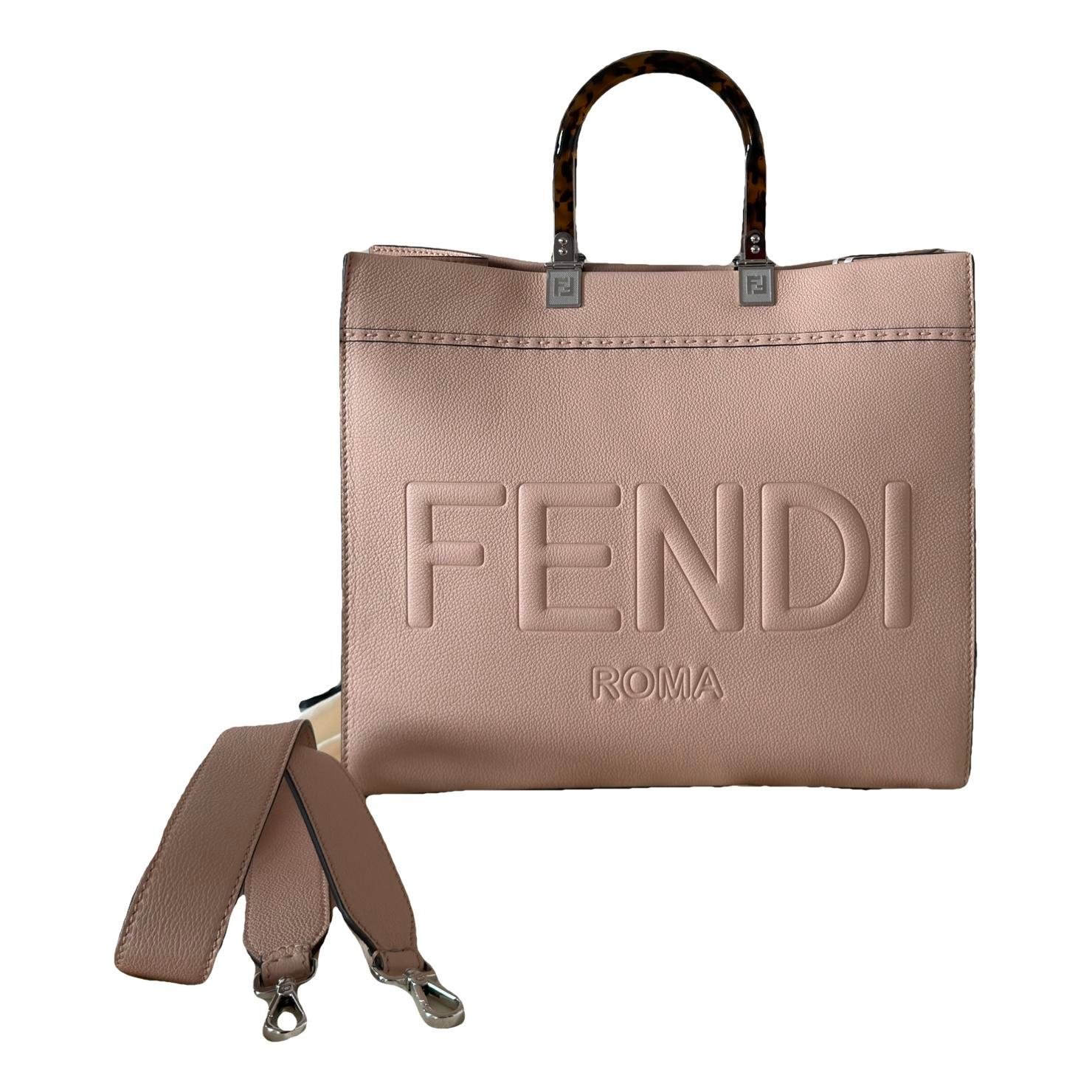 Sunshine leather tote