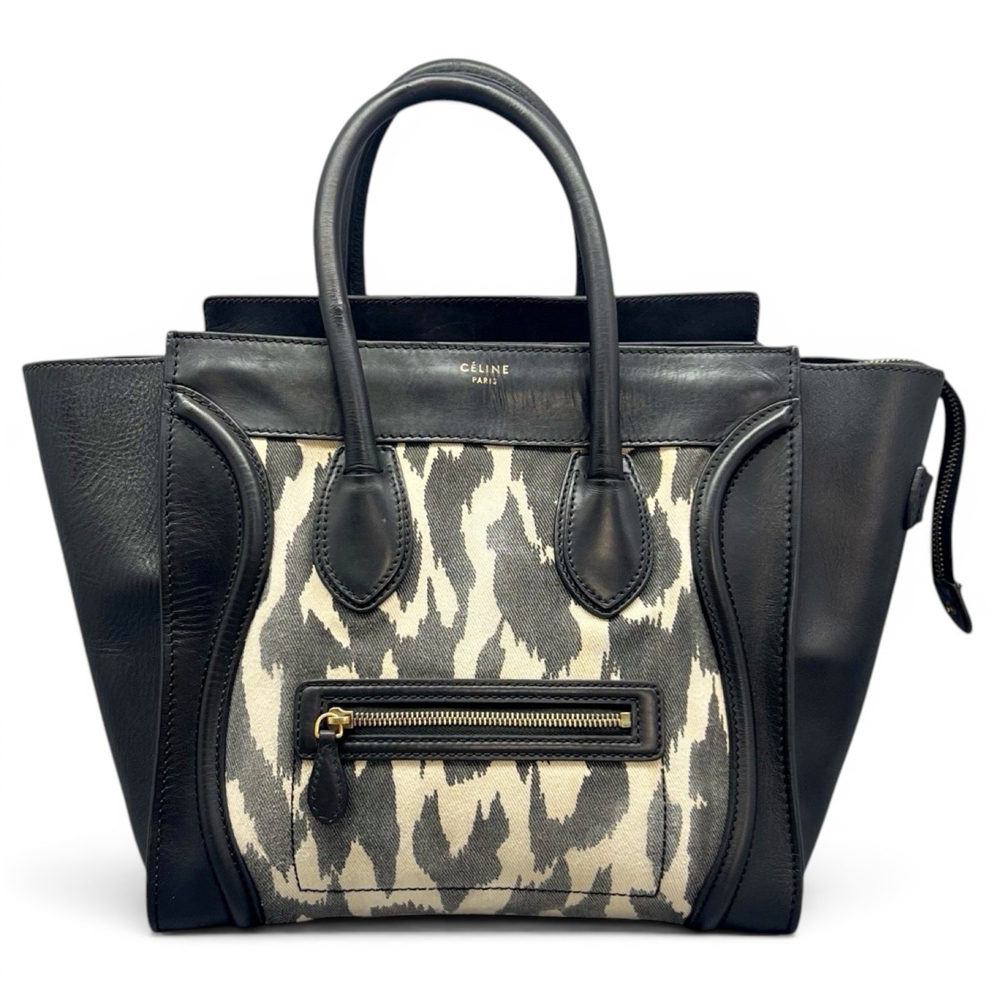 Luggage leather handbag