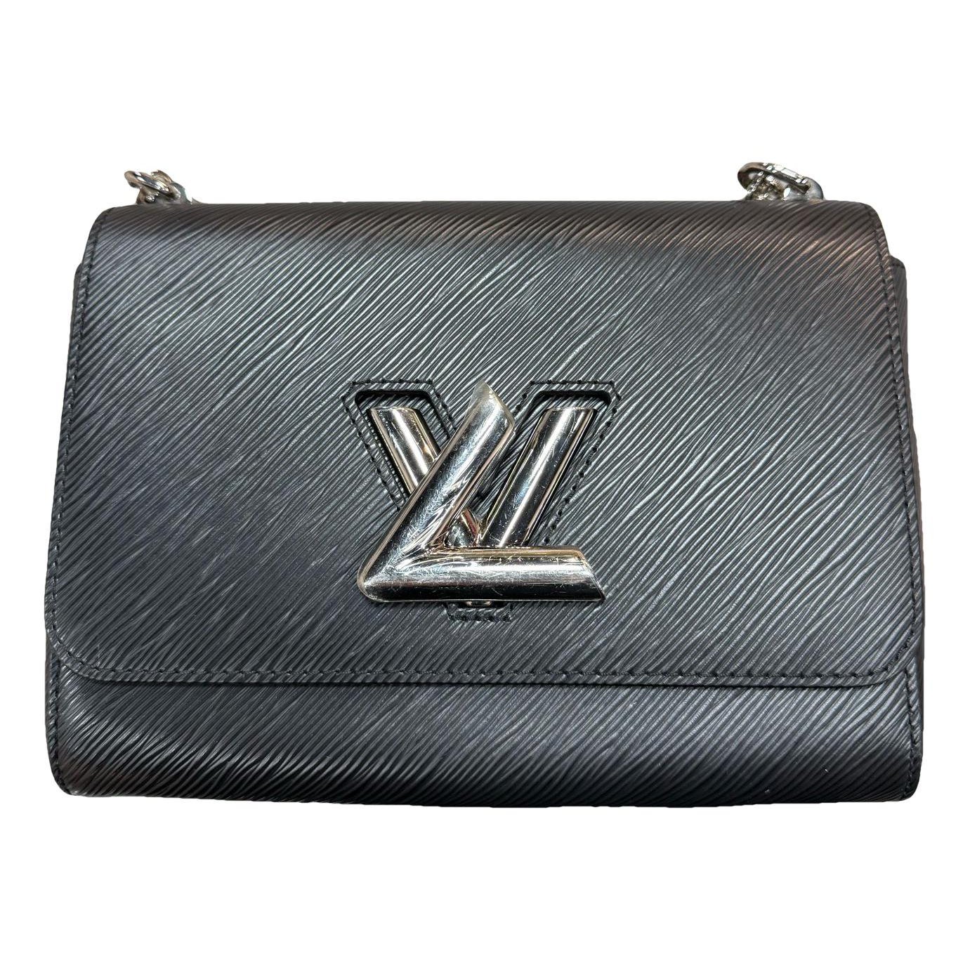 Twist leather handbag