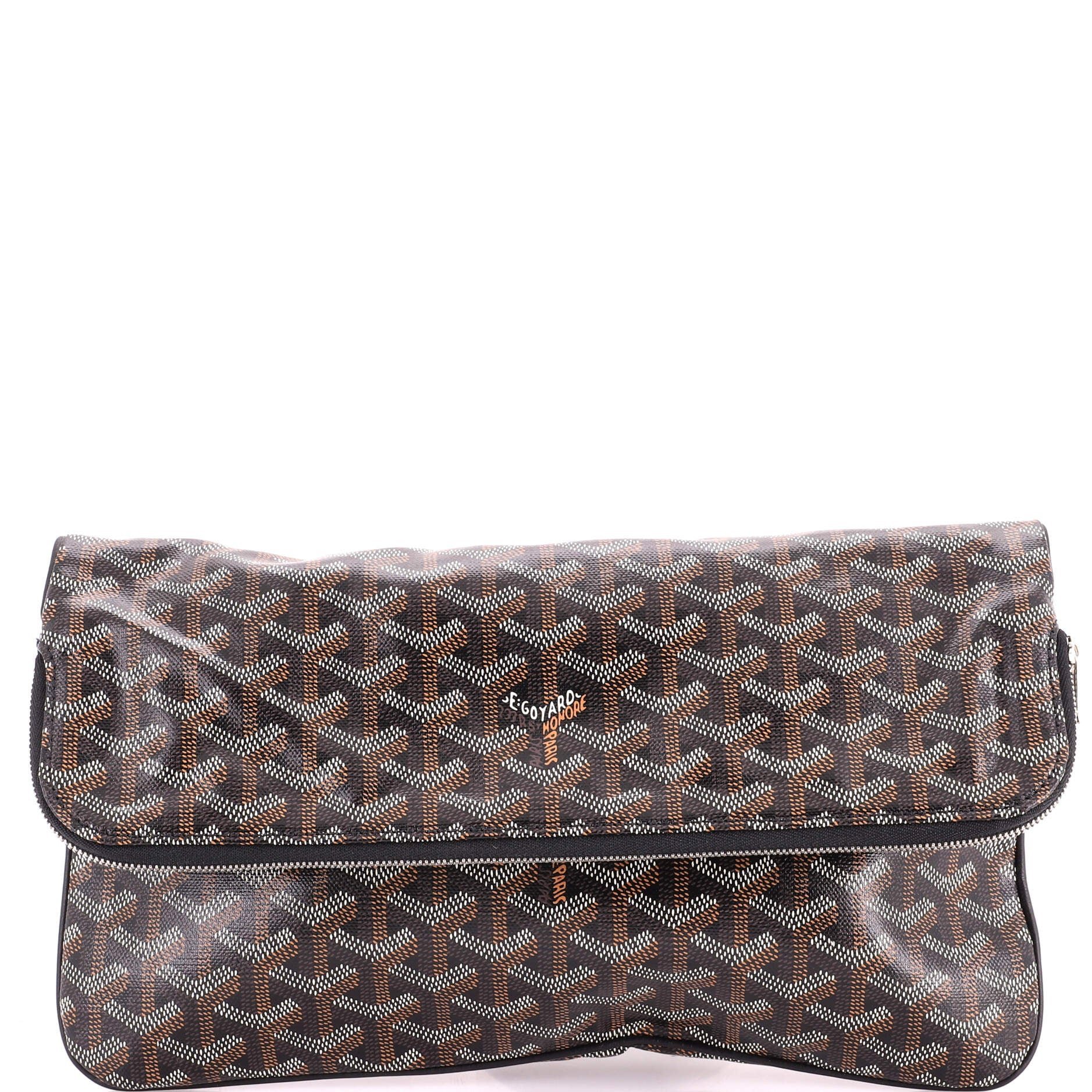 Sainte-Marie leather clutch bag