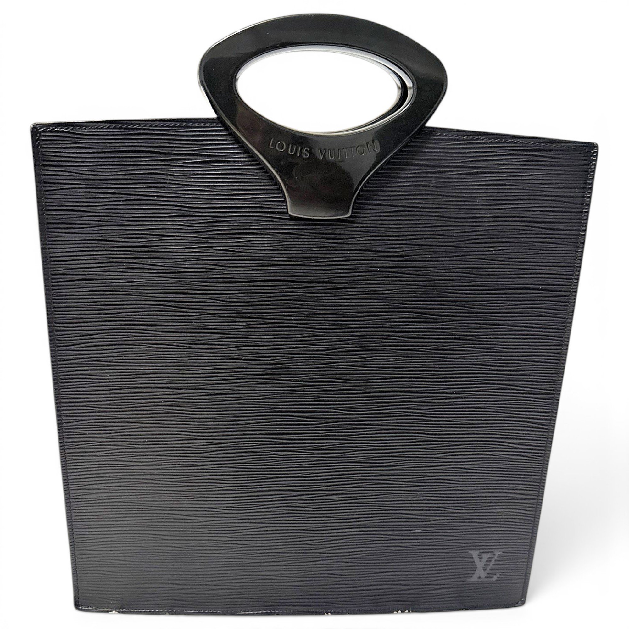 Plat leather tote