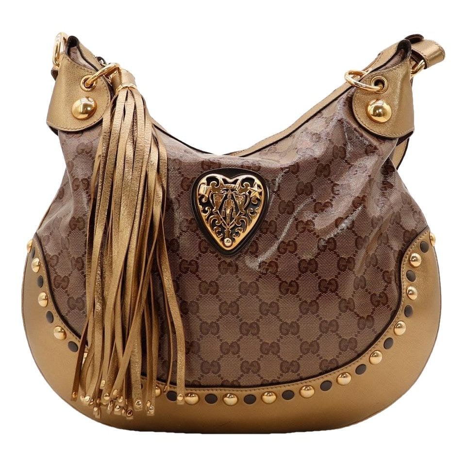 Gucci B leather handbag