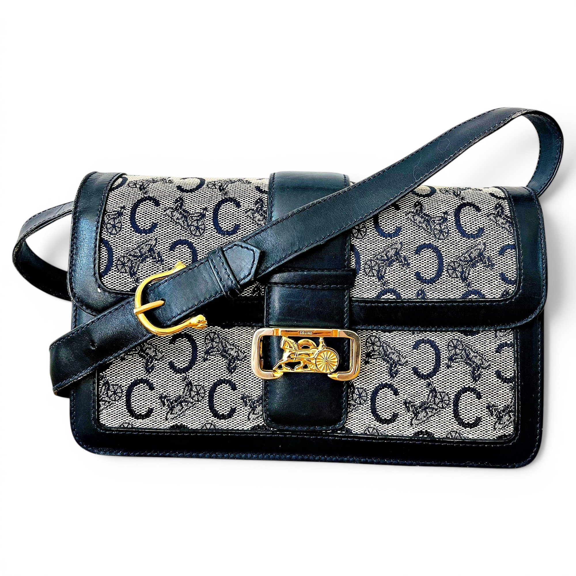 Triomphe leather handbag