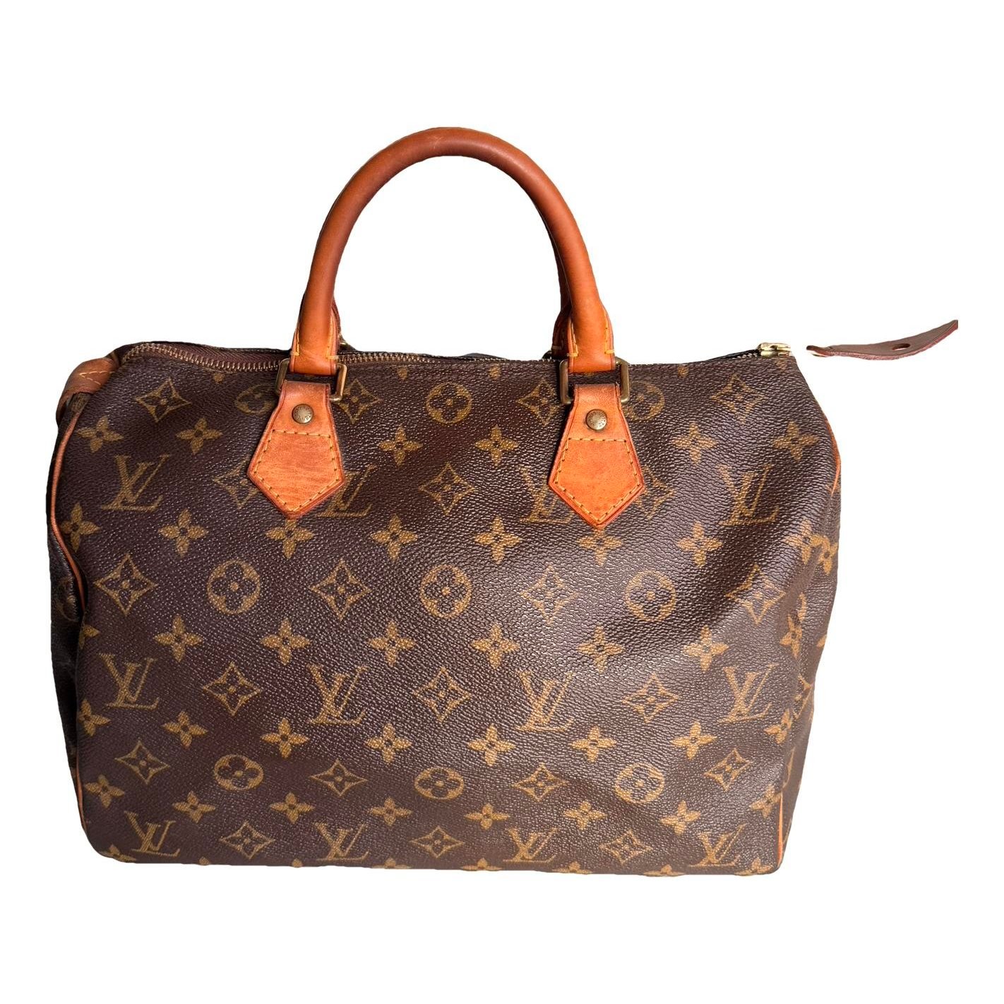 Speedy leather handbag