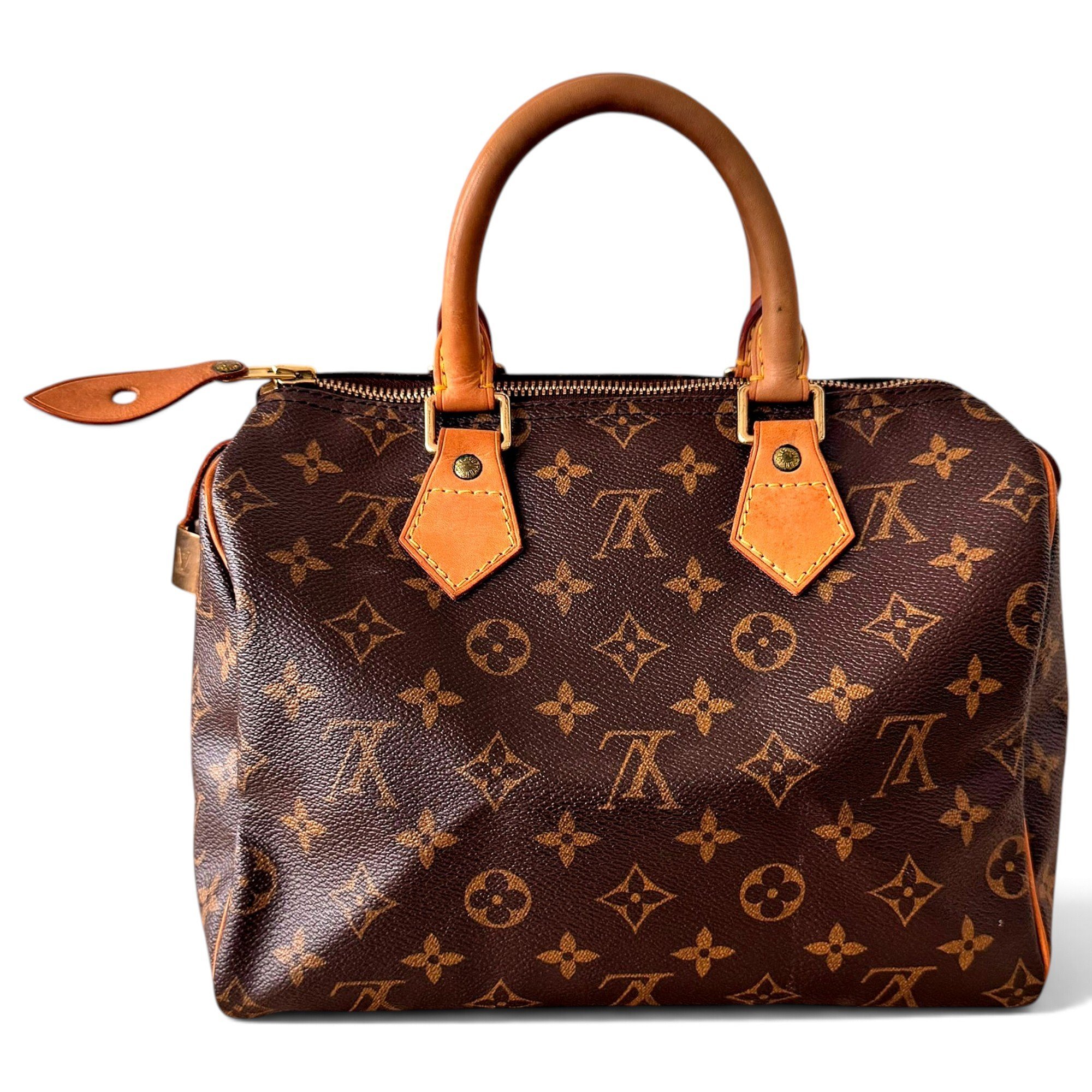 Speedy leather handbag