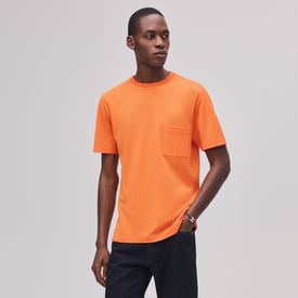 "H" embroidered T-shirt