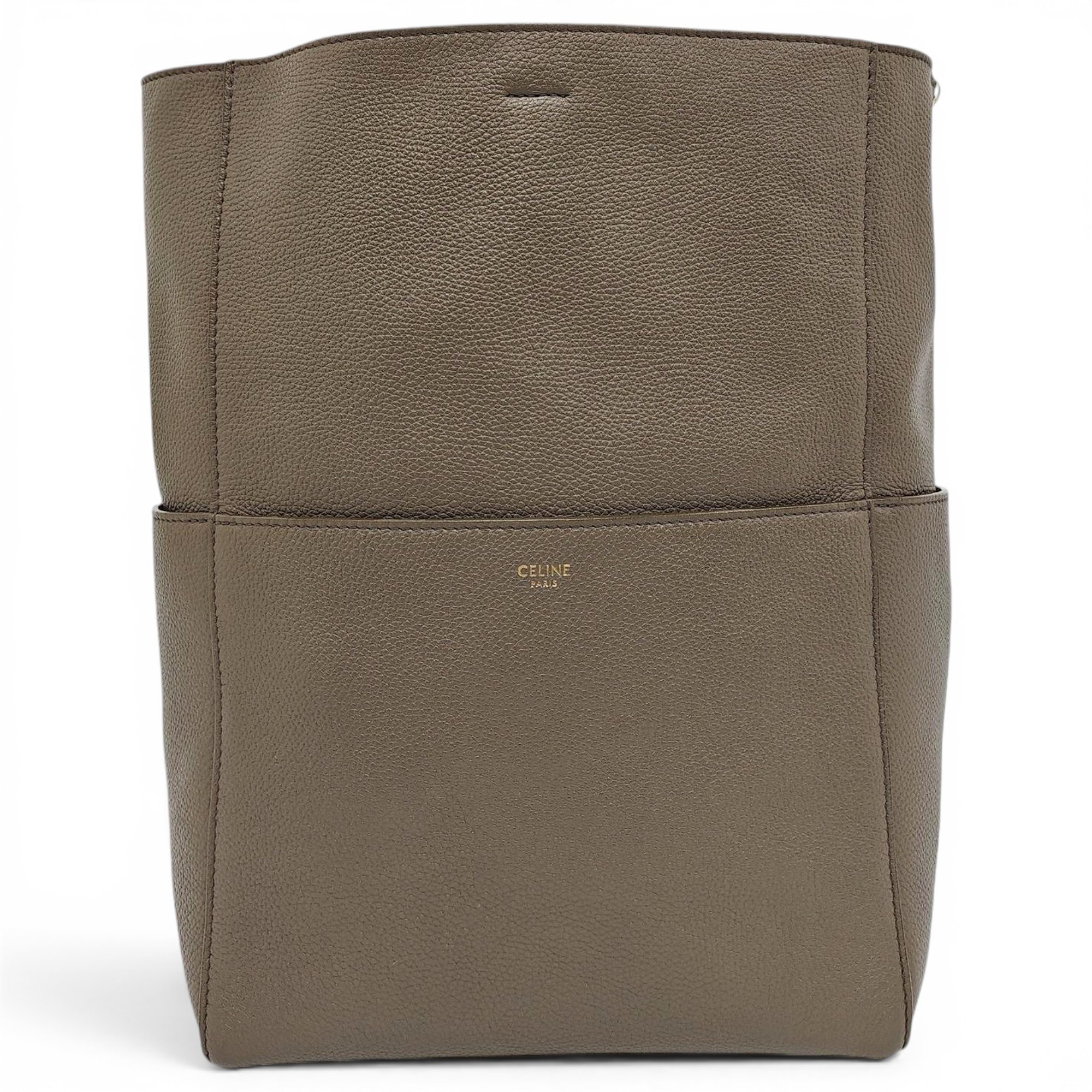 Seau Sangle leather tote