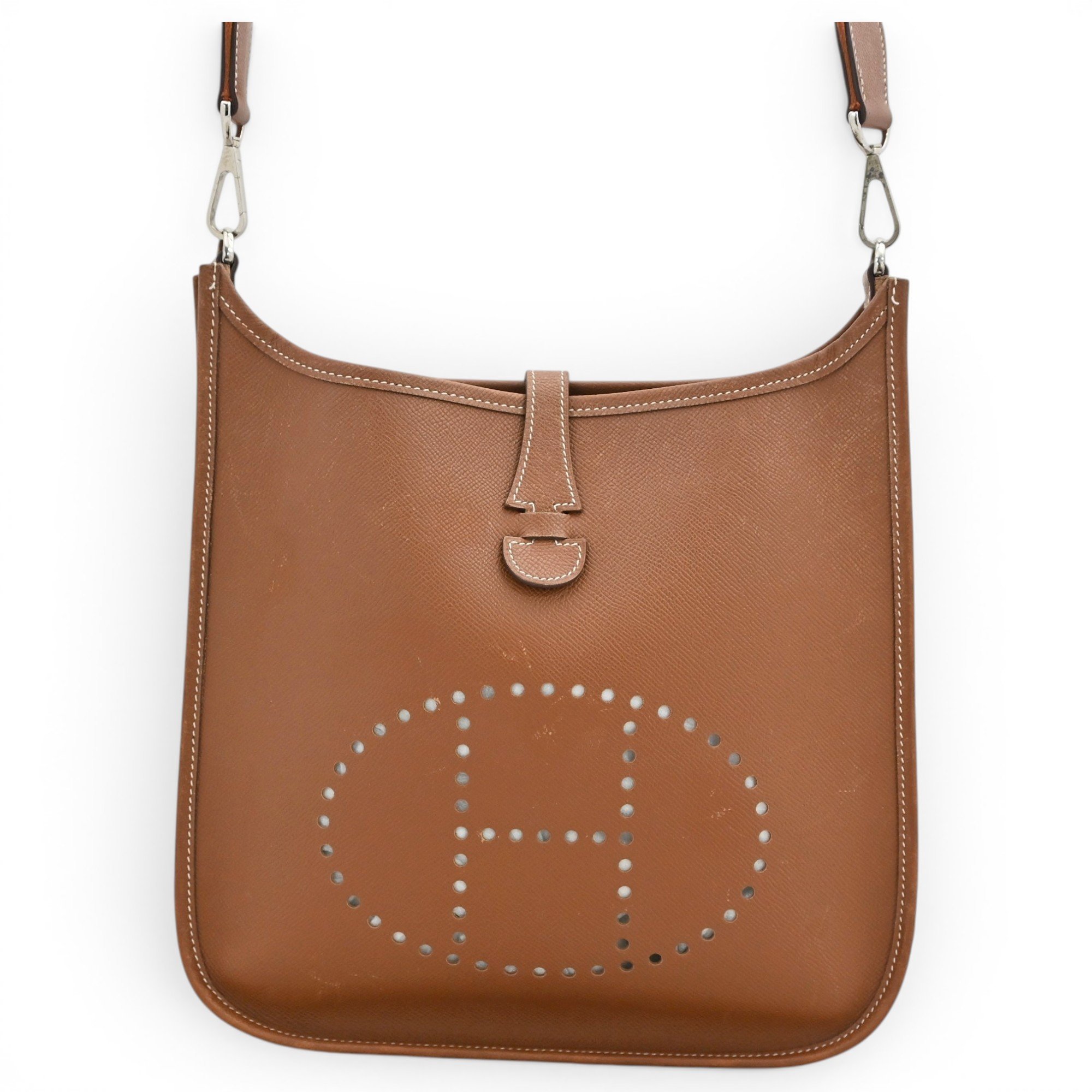 Evelyne leather handbag