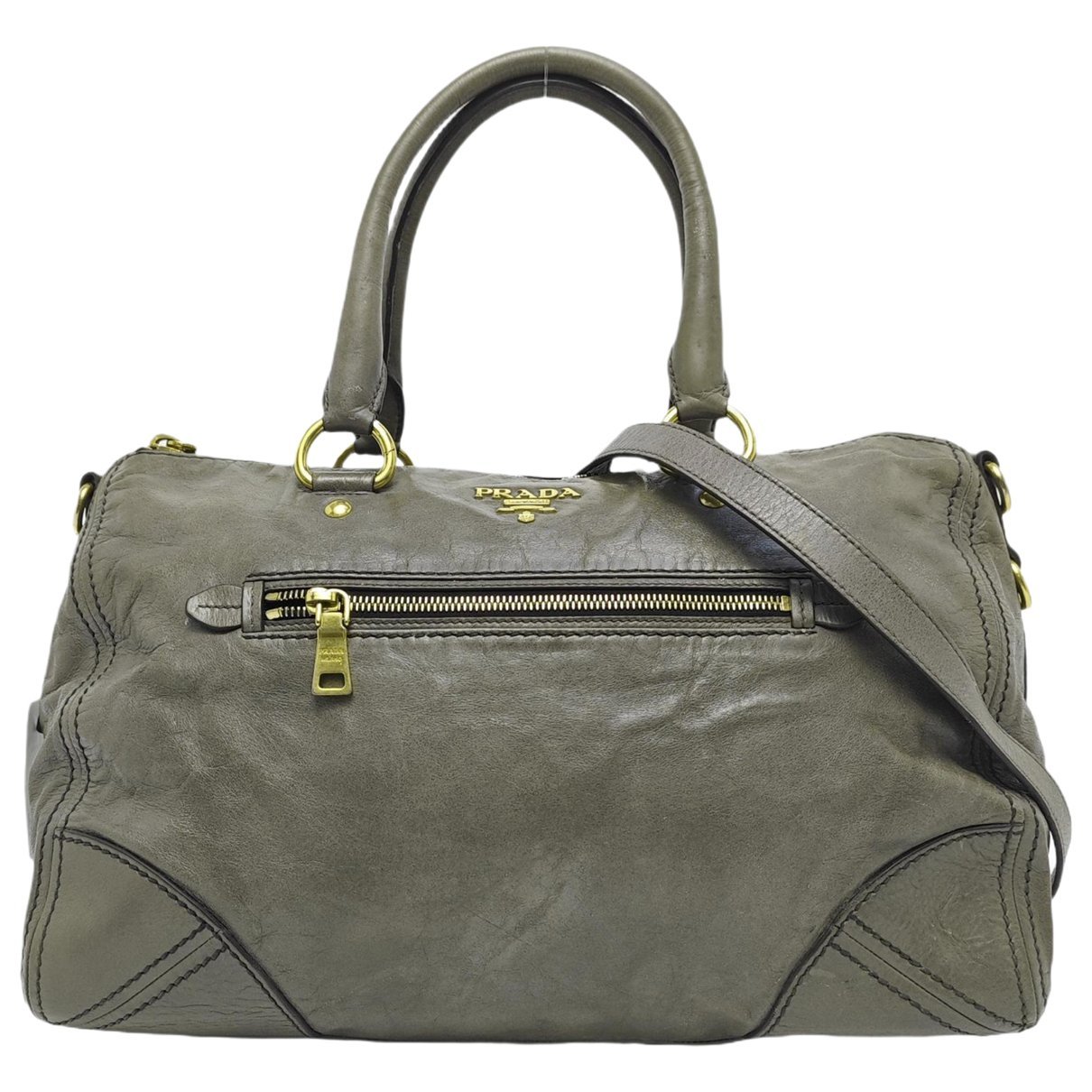 Leather handbag