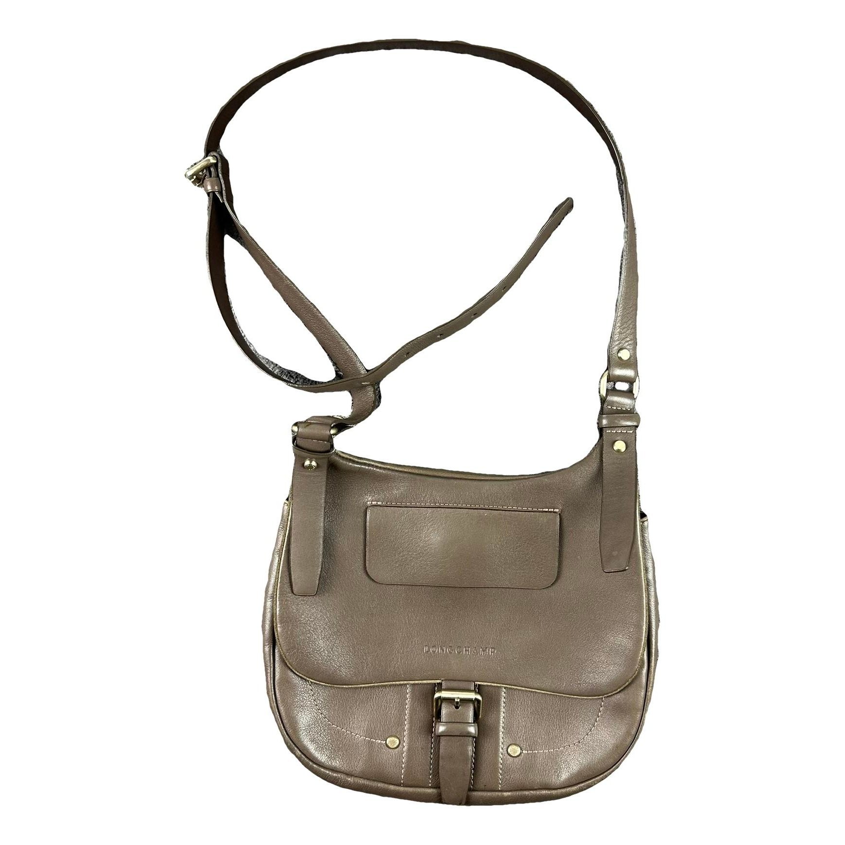 Balzane leather crossbody bag