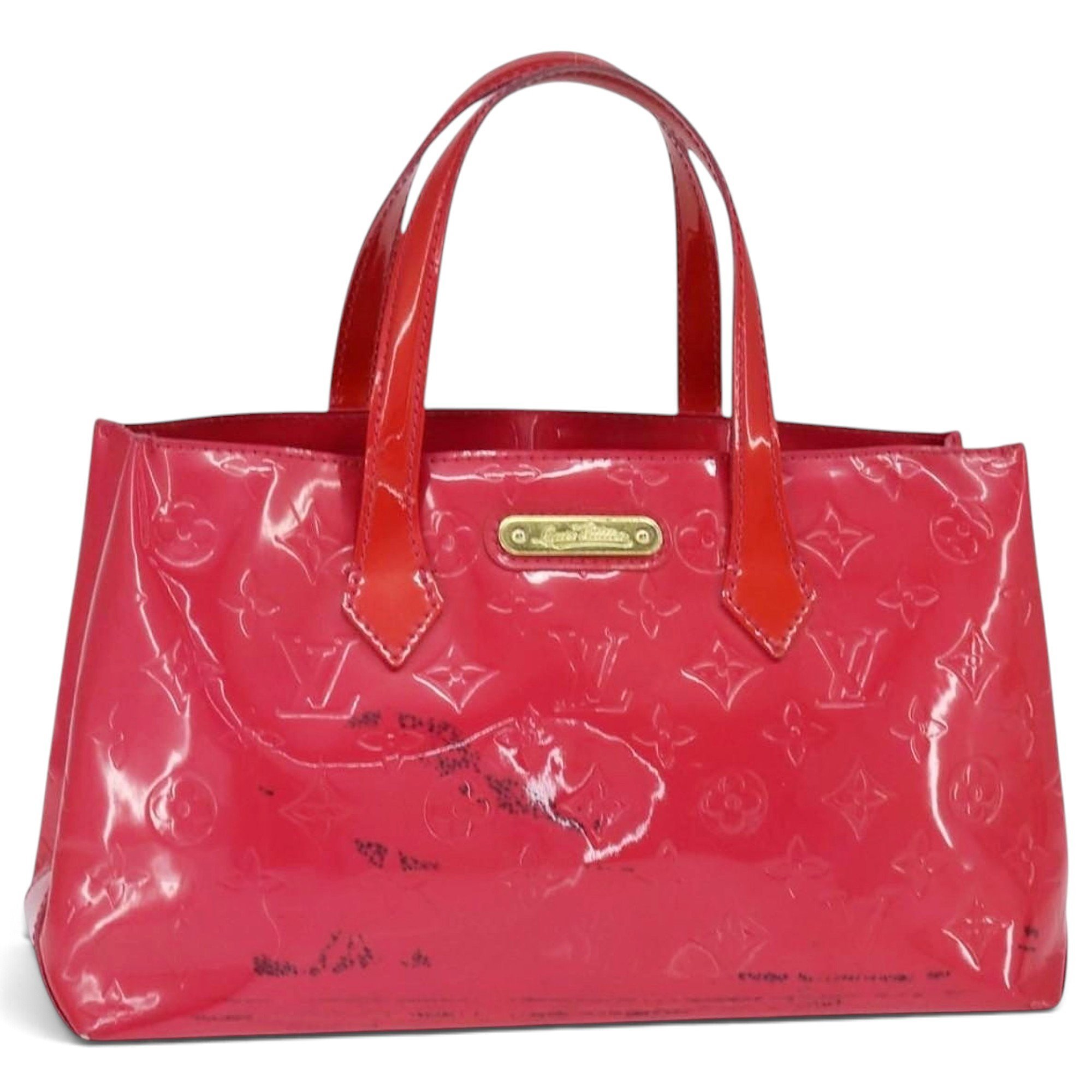 Wilshire patent leather handbag