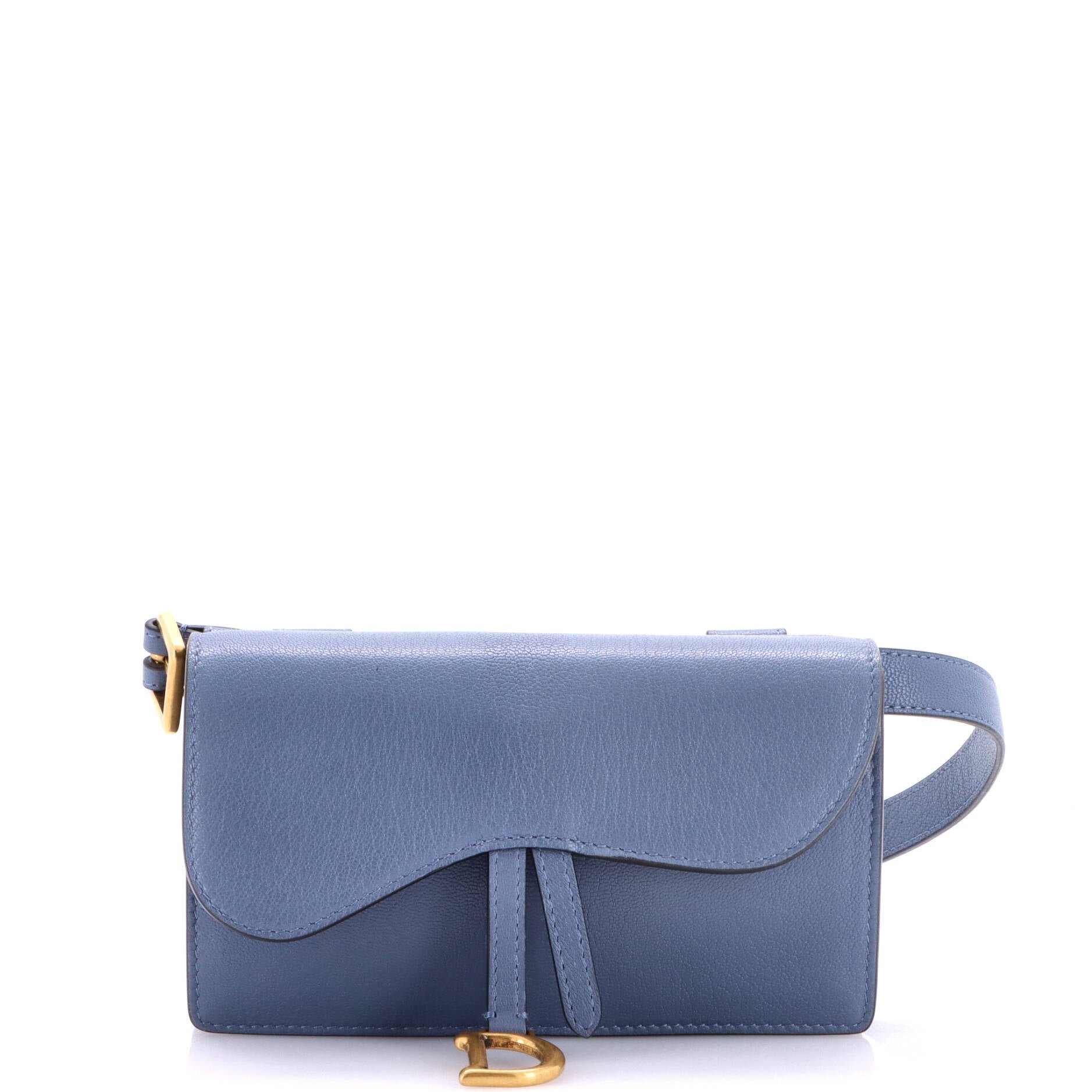 Saddle Rectangular Belt Bag Leather