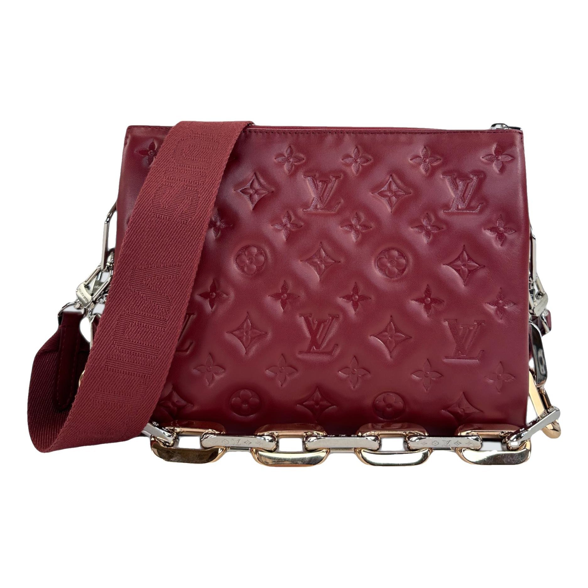 Coussin leather handbag