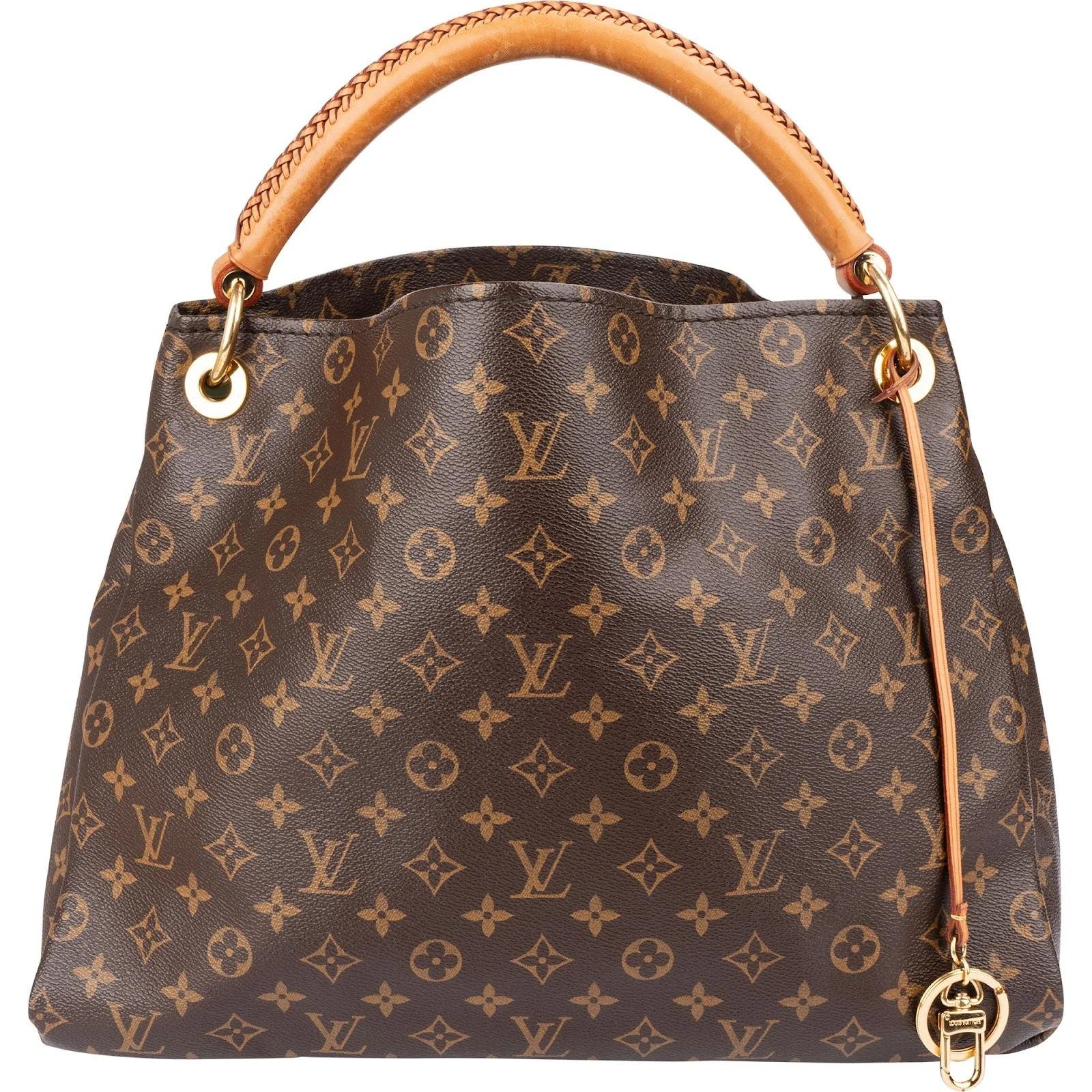 Artsy leather handbag