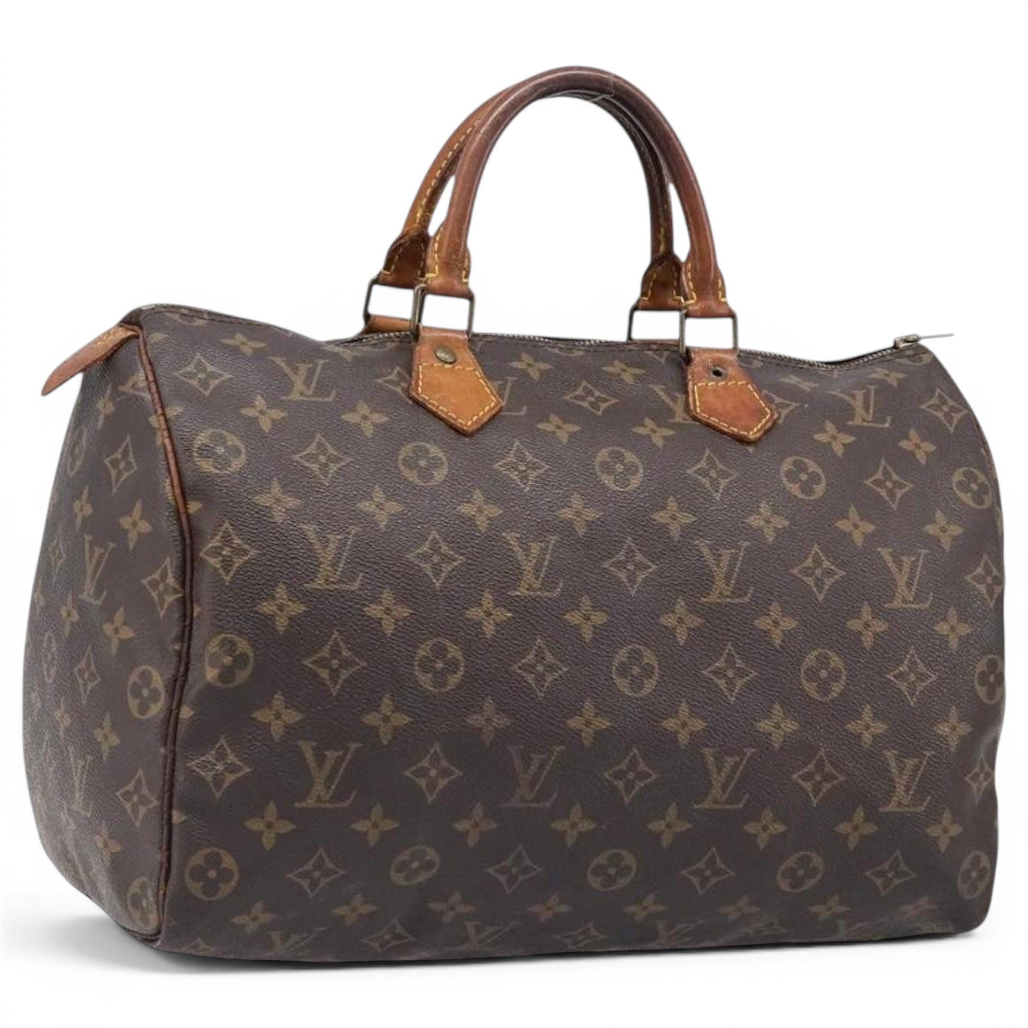Speedy leather handbag