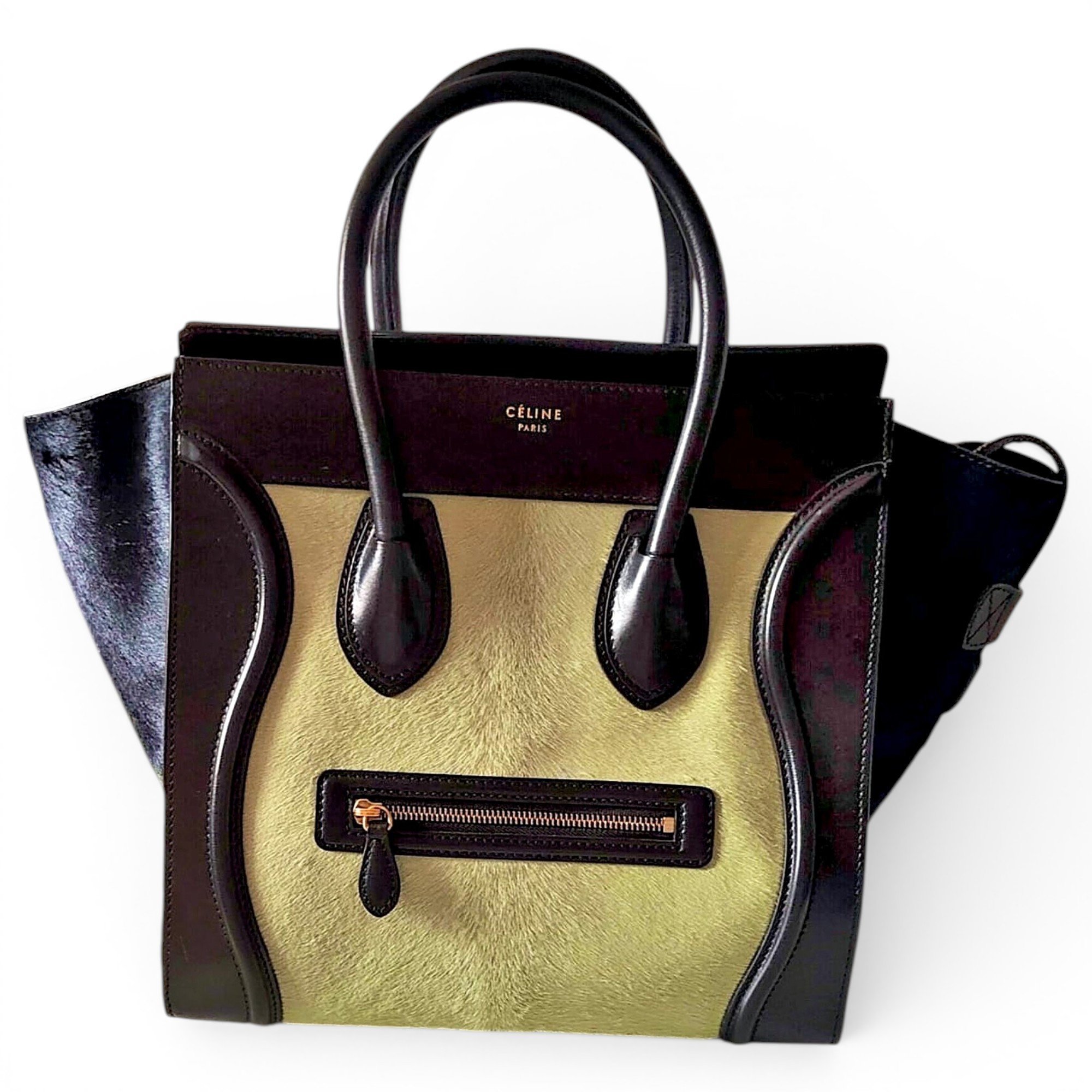 Luggage leather handbag