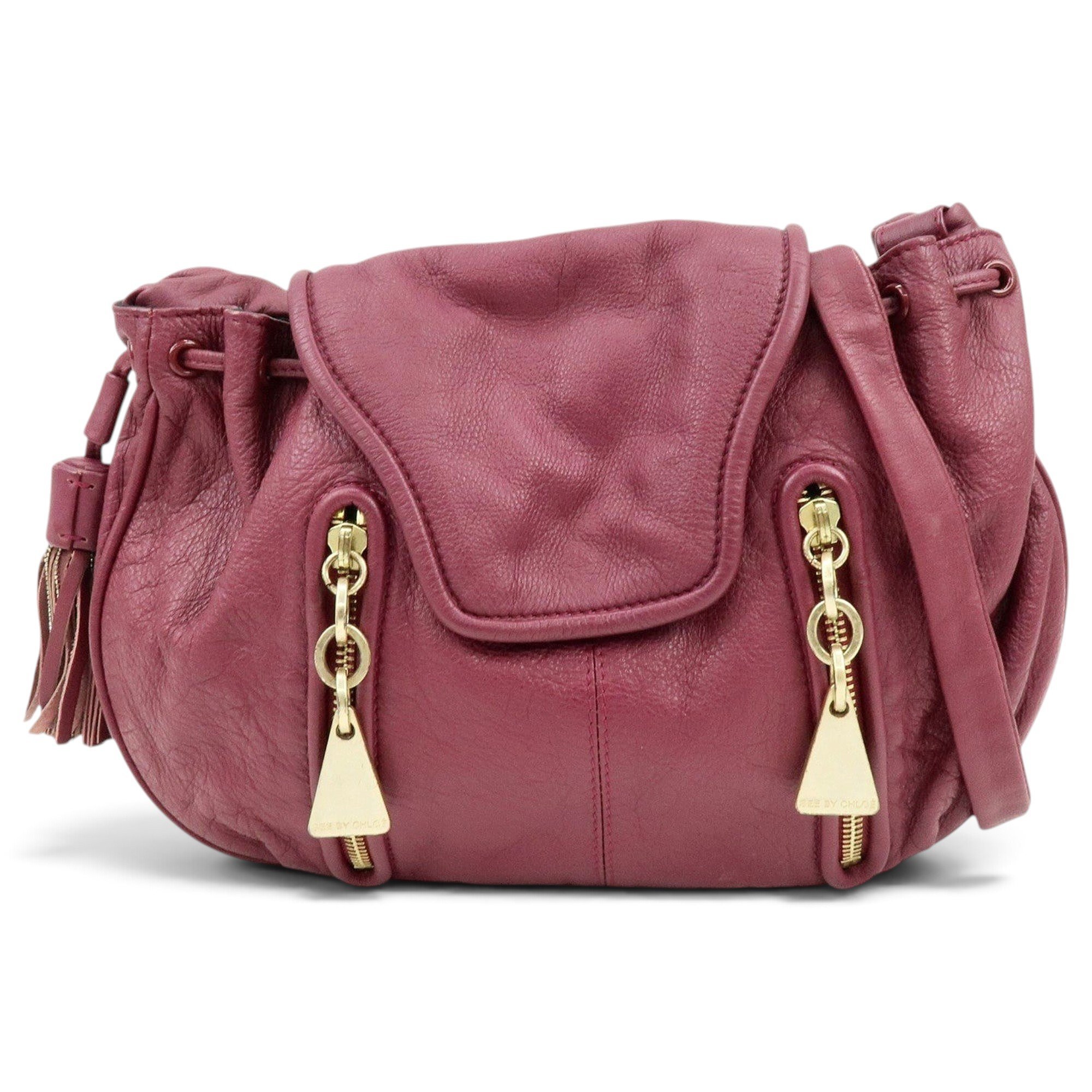 Leather crossbody bag