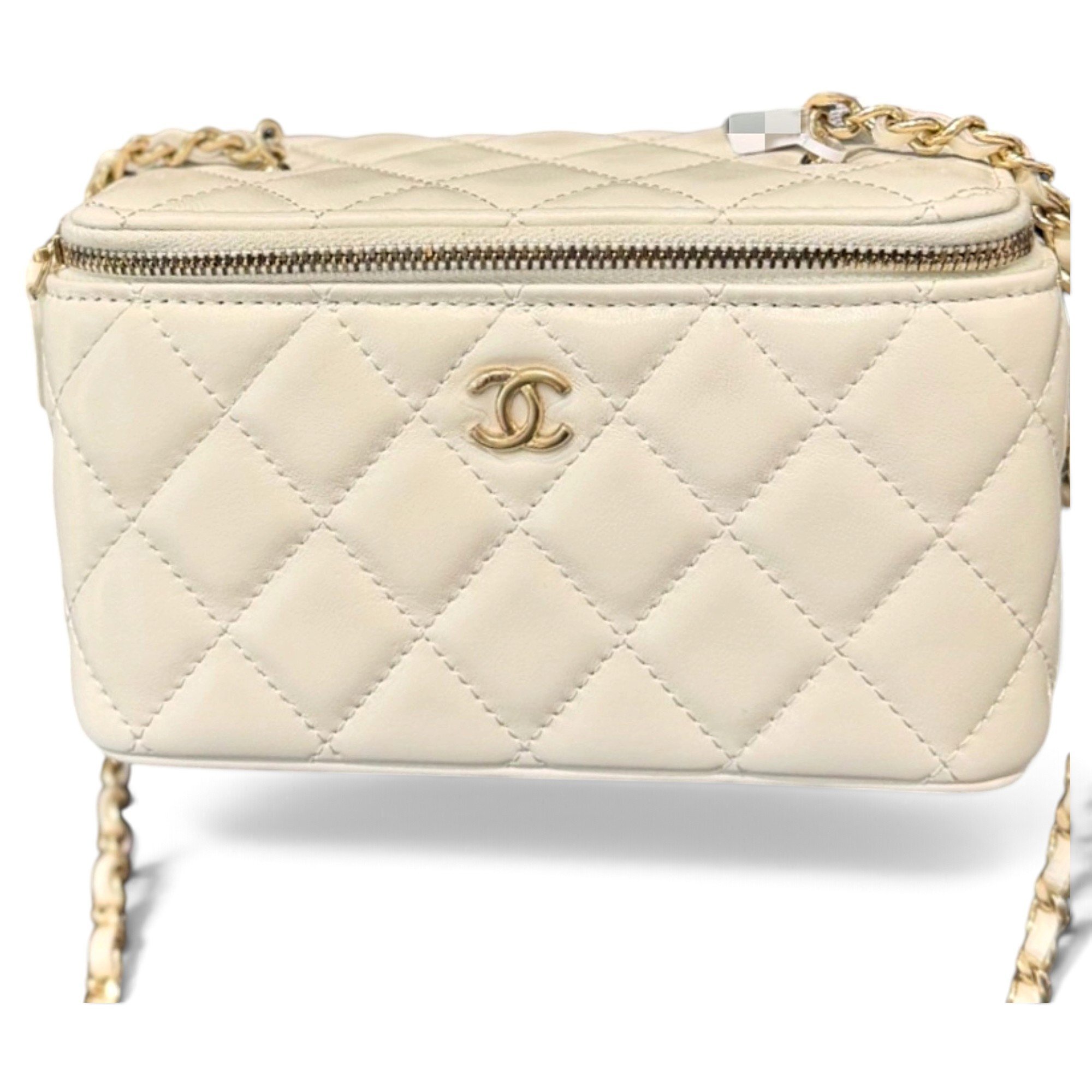 Trendy CC Vanity leather handbag