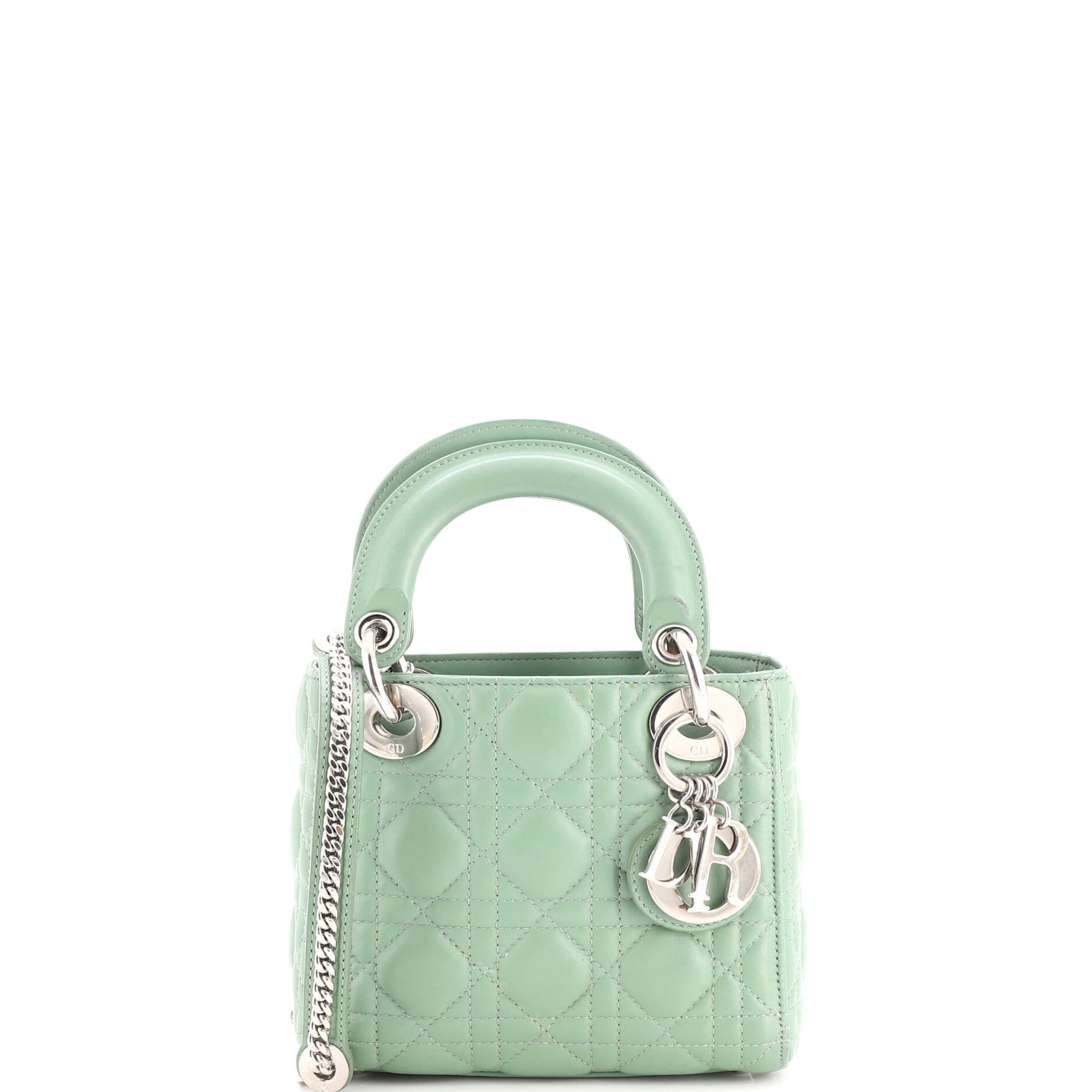 Lady Dior Chain Bag Cannage Quilt Lambskin Mini