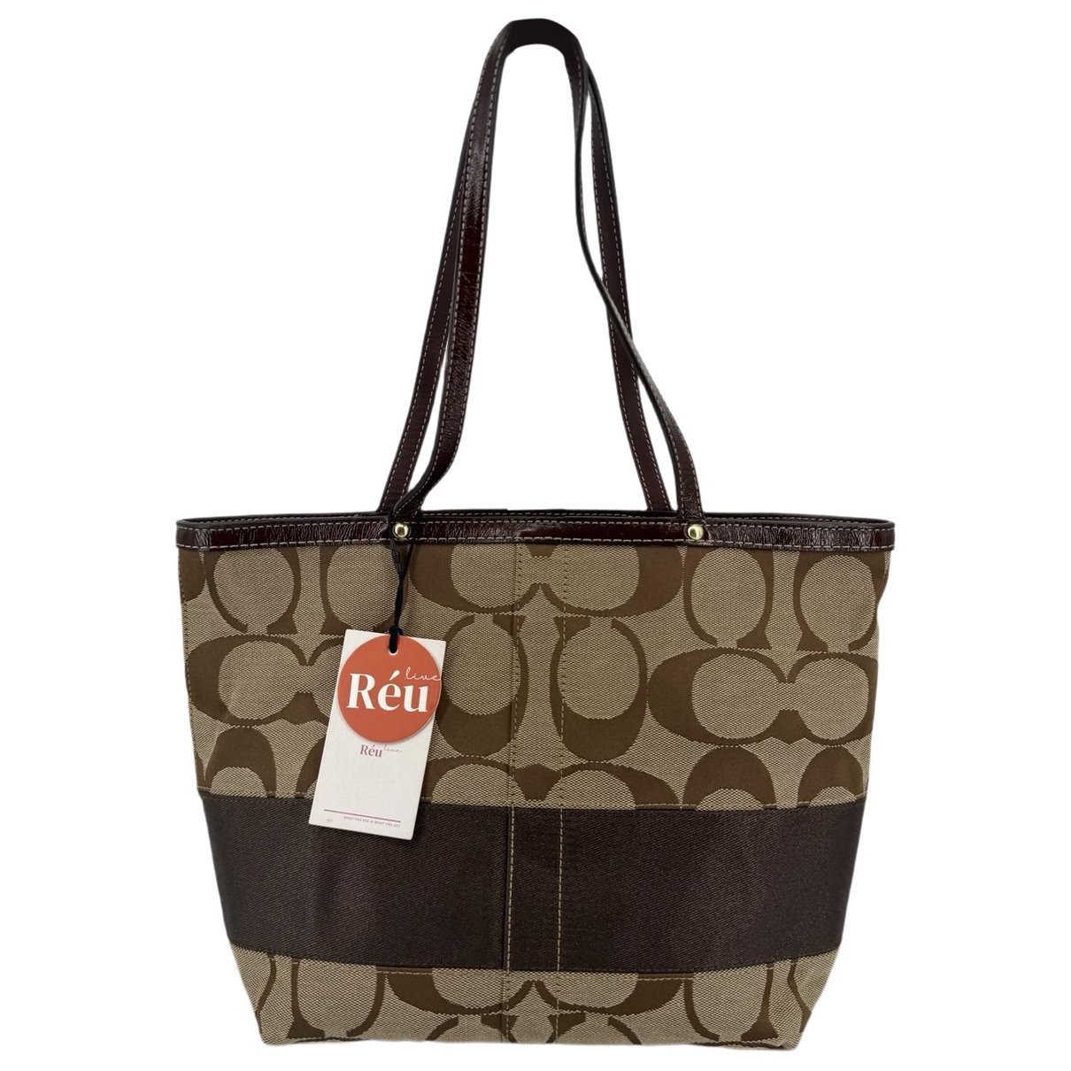 Leather tote
