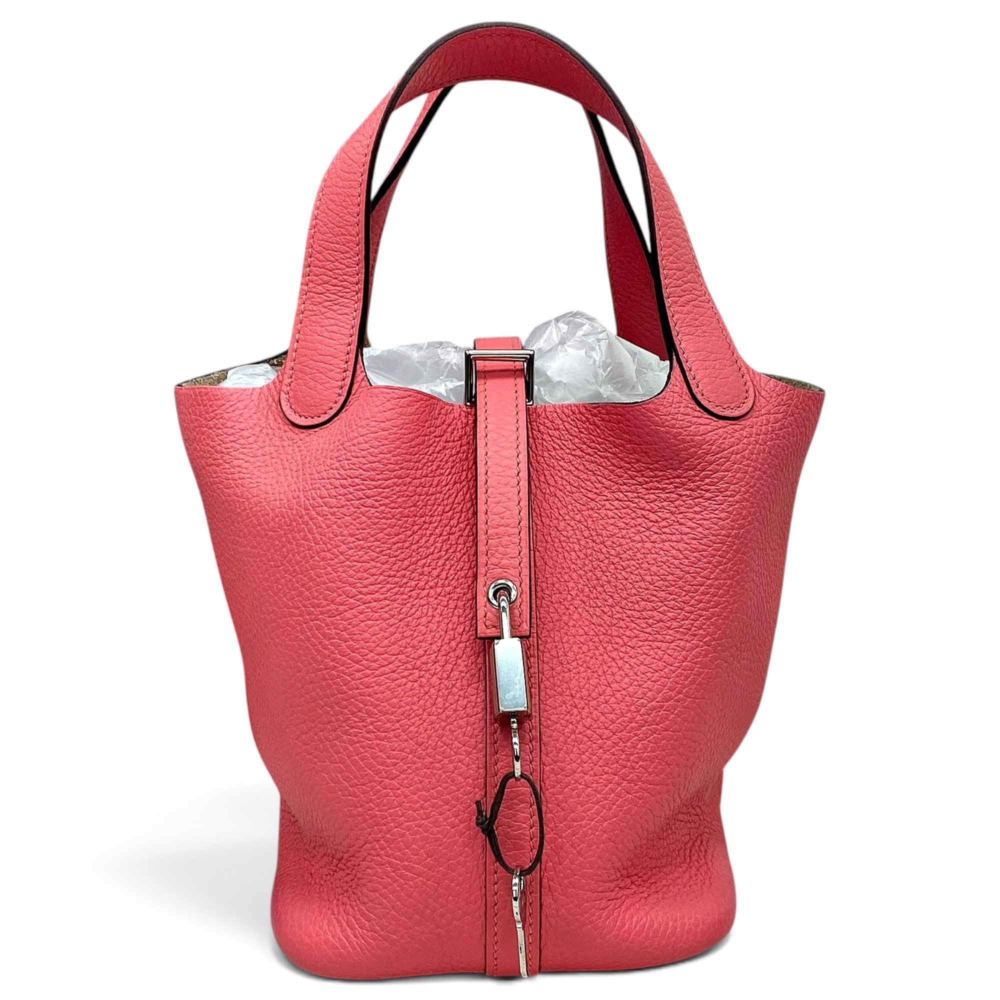 Picotin leather handbag