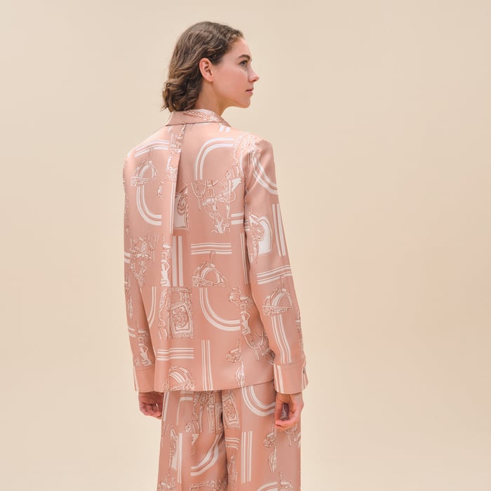 Rose Pierre De Lune "En Desordre Finesse" Classic Shirt