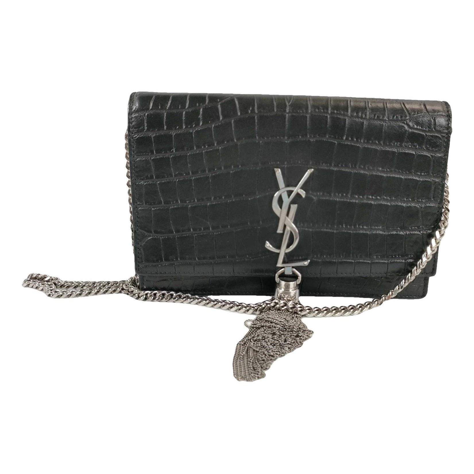 Pompom Kate leather crossbody bag
