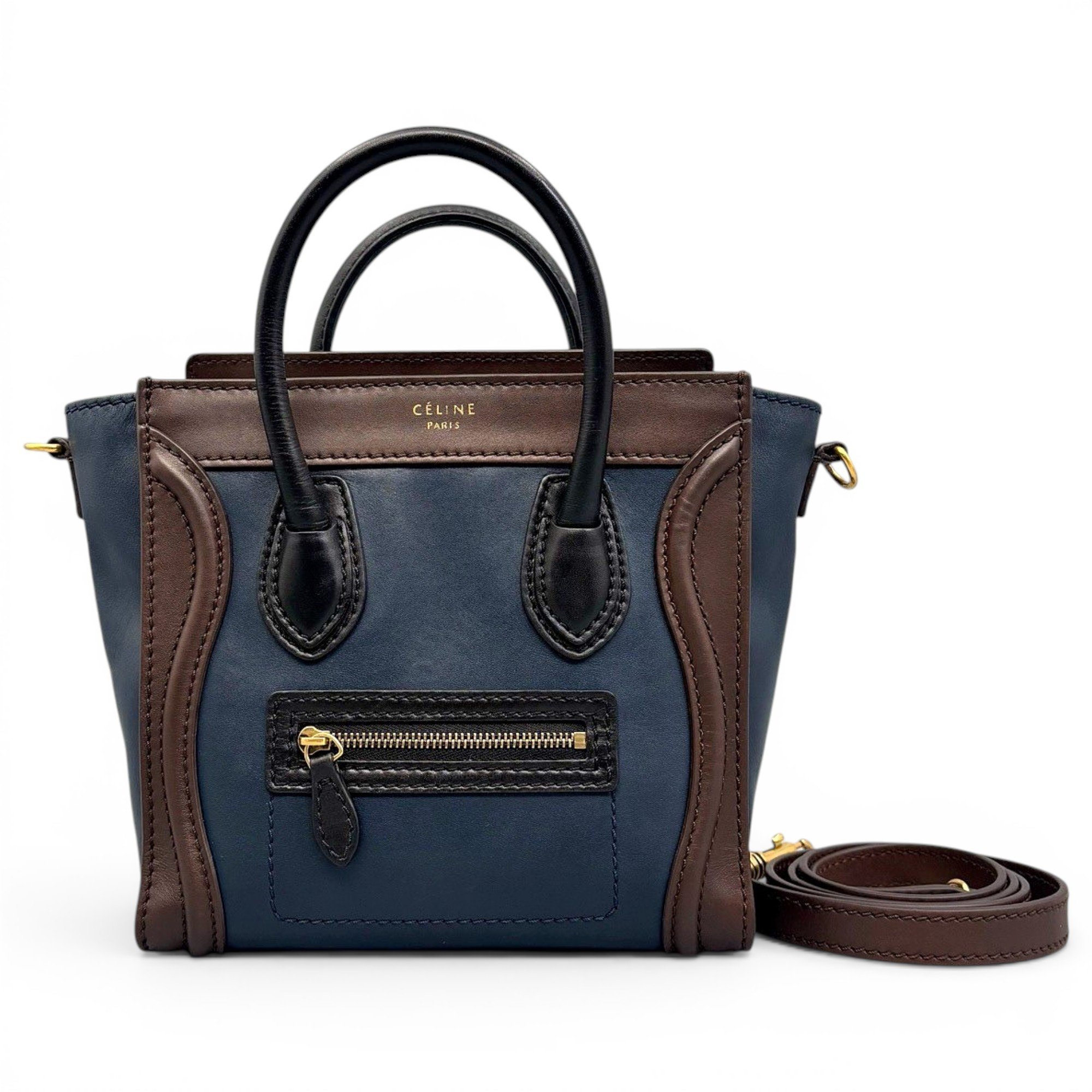 Nano Luggage leather handbag