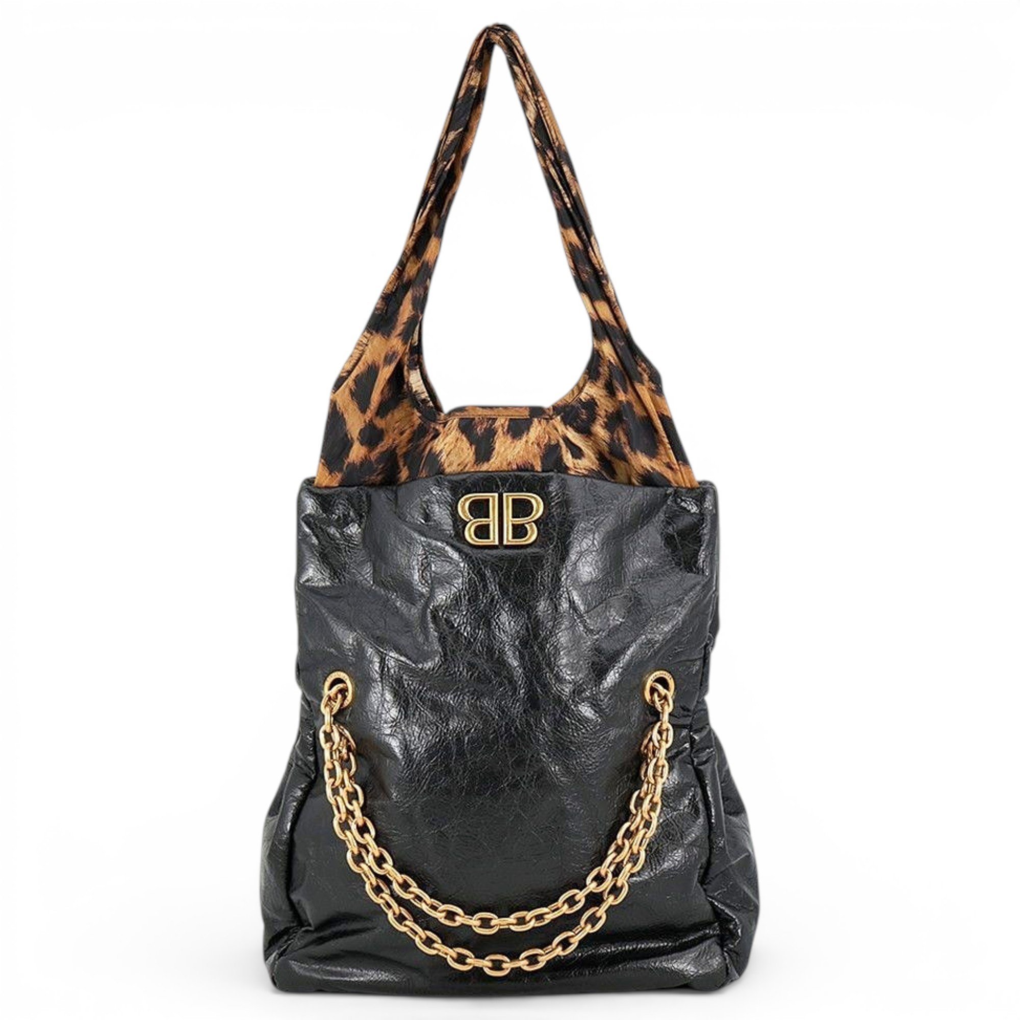 Balenciaga Hardware leather handbag