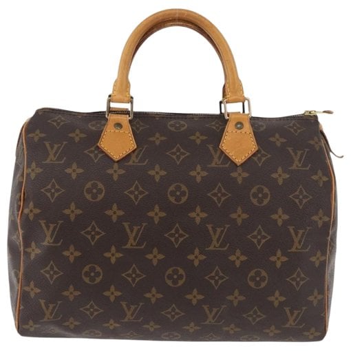 Speedy leather handbag