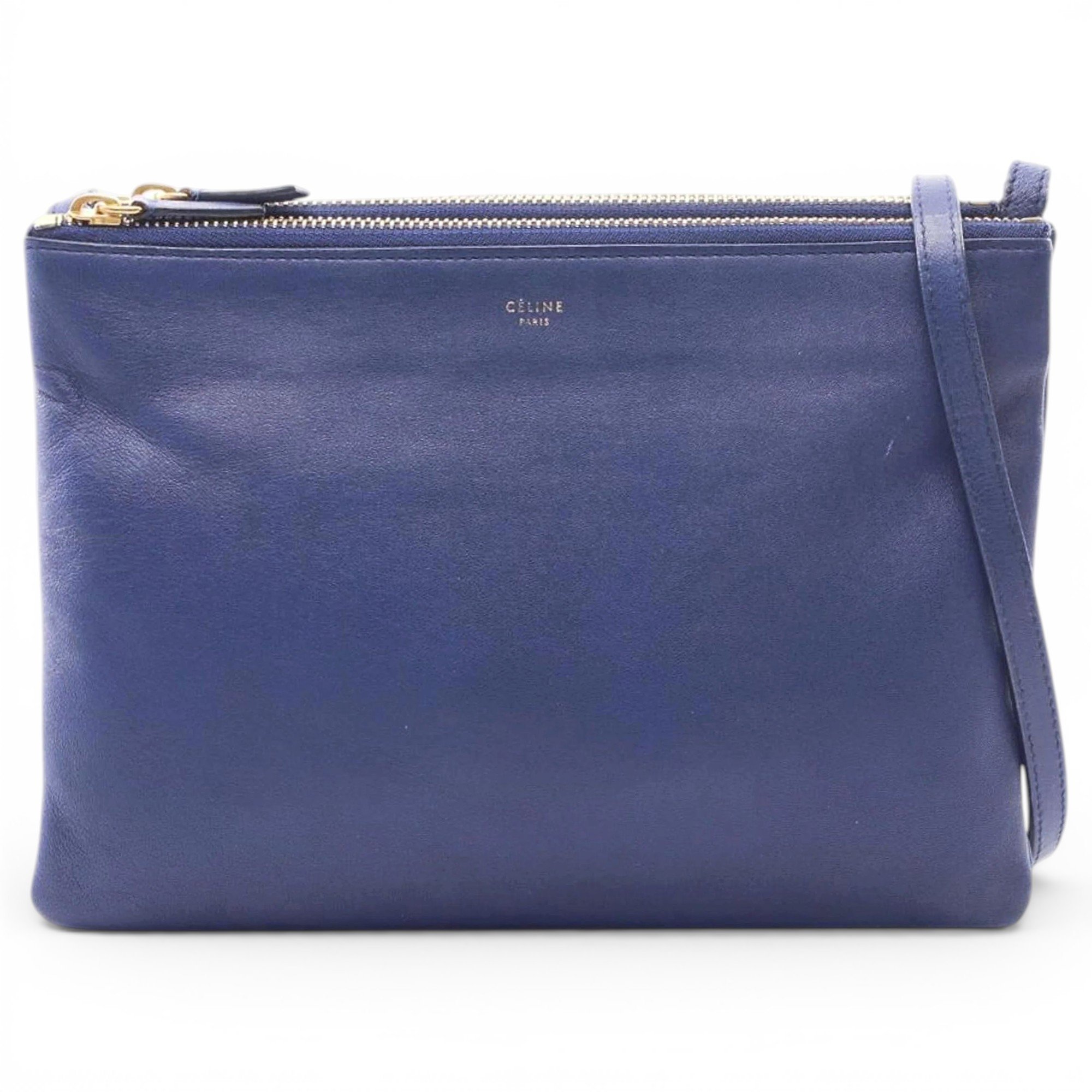 Celine Trio leather handbag
